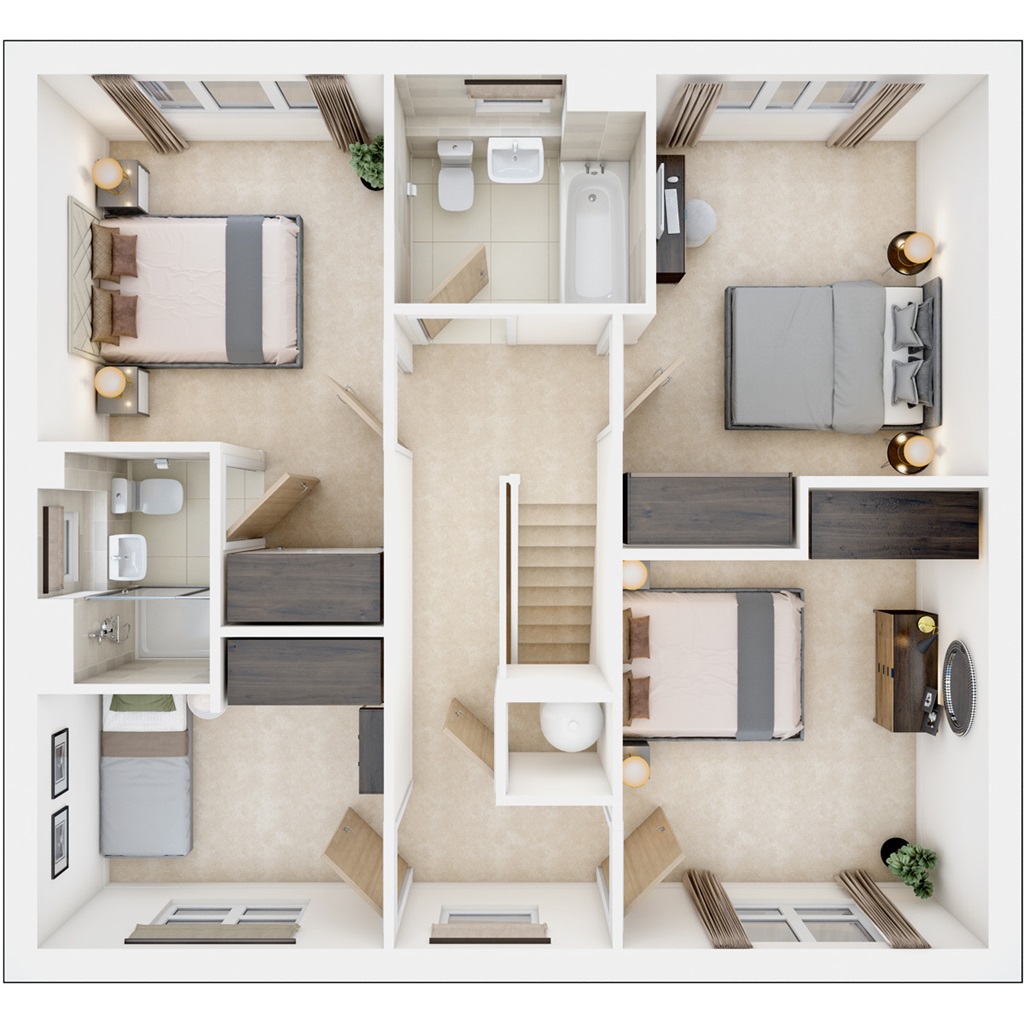 The Meadowford - Plot 11, Backwell Grove, Rodney Road, Backwell, Bristol floorplan