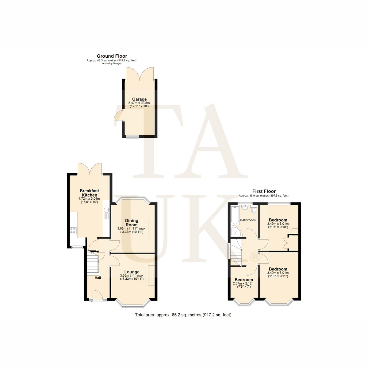 6, Stainburn Avenue, Worcester floorplan