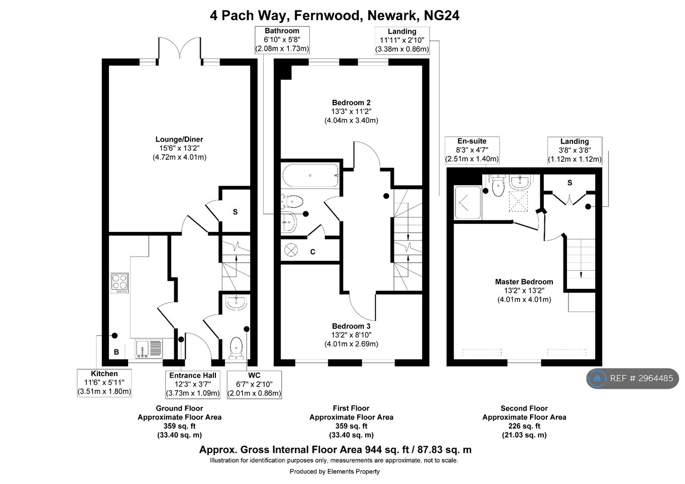Pach Way, Fernwood, Newark floorplan