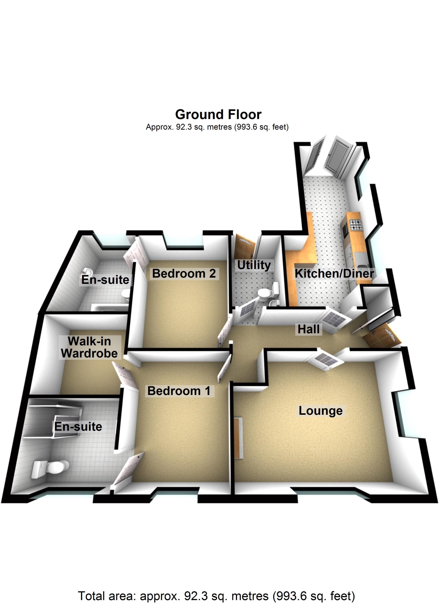 1, Monteith Crescent, Boston floorplan
