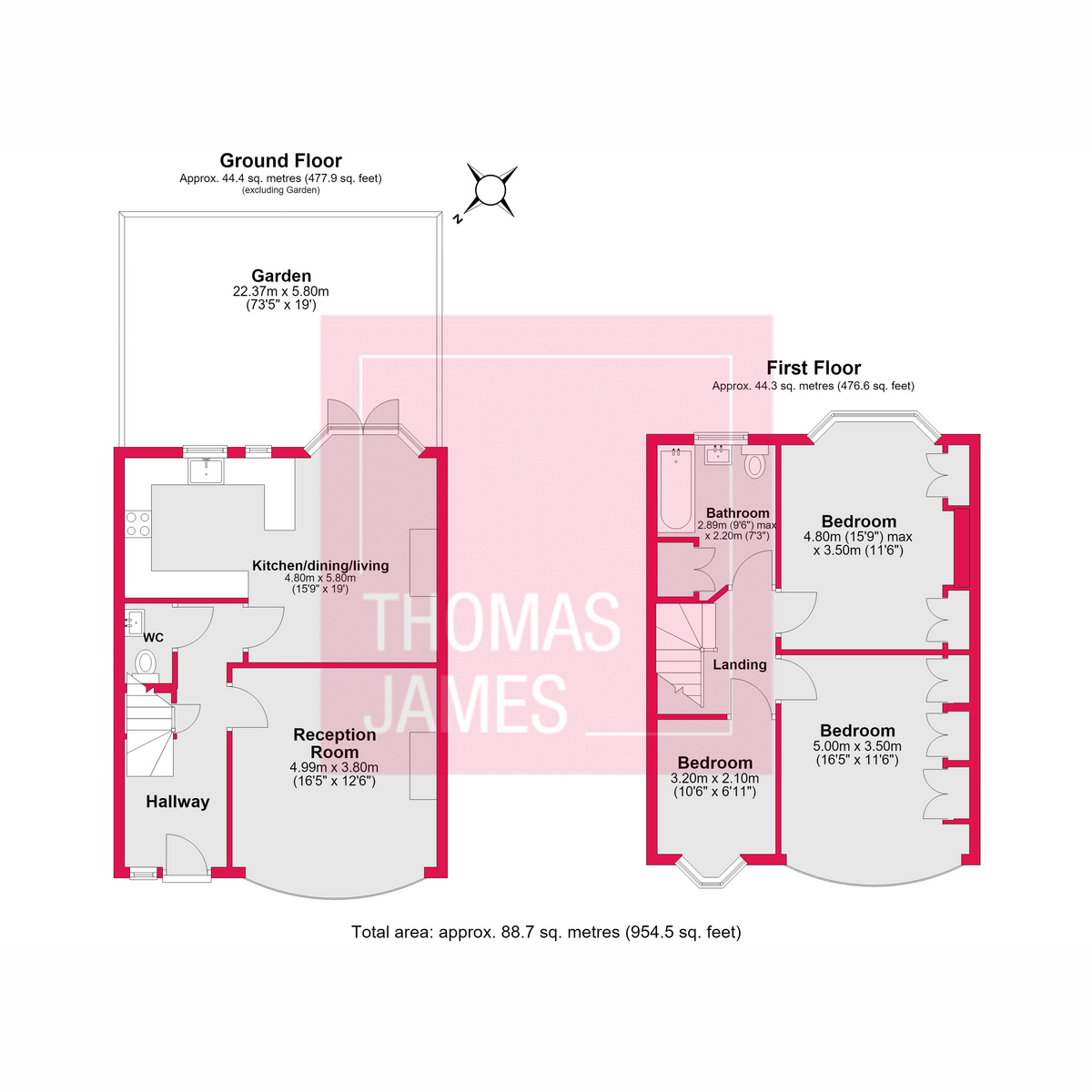 20, Riverway, London floorplan