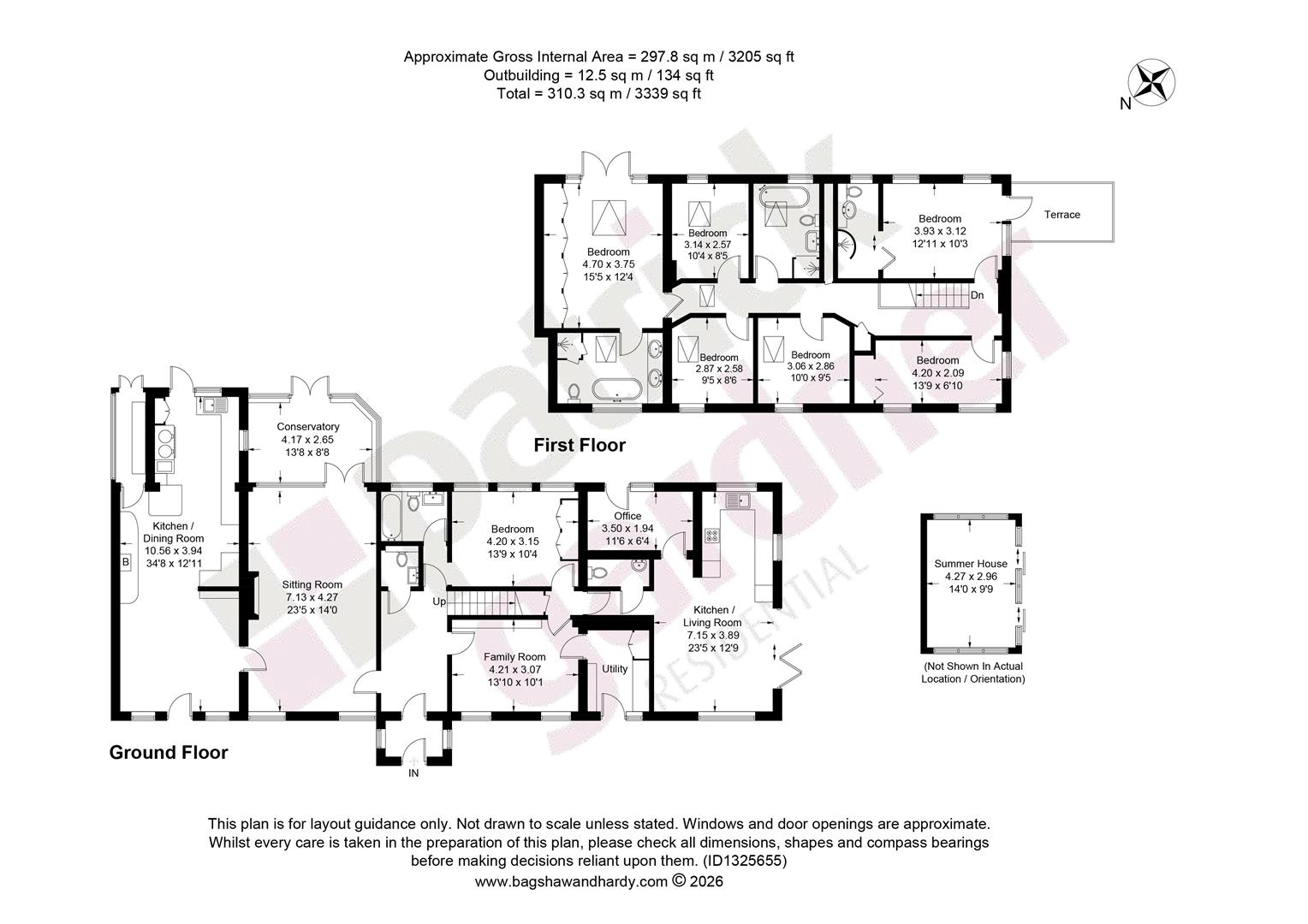 Knoll Brow, Logmore Lane, Westcott floorplan