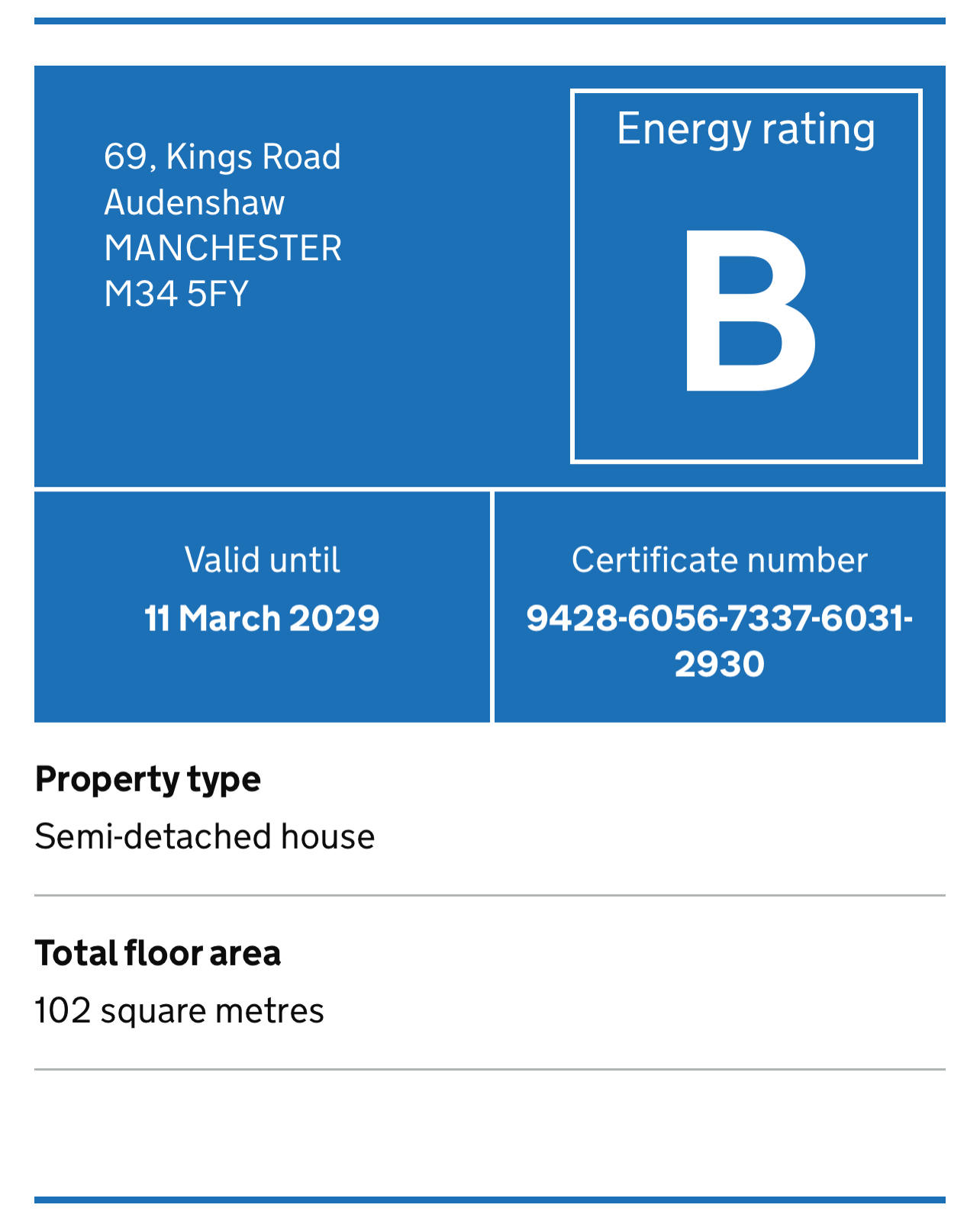 Kings Road, Audenshaw, Manchester M34, 4 bedroom semidetached house for sale 65589155