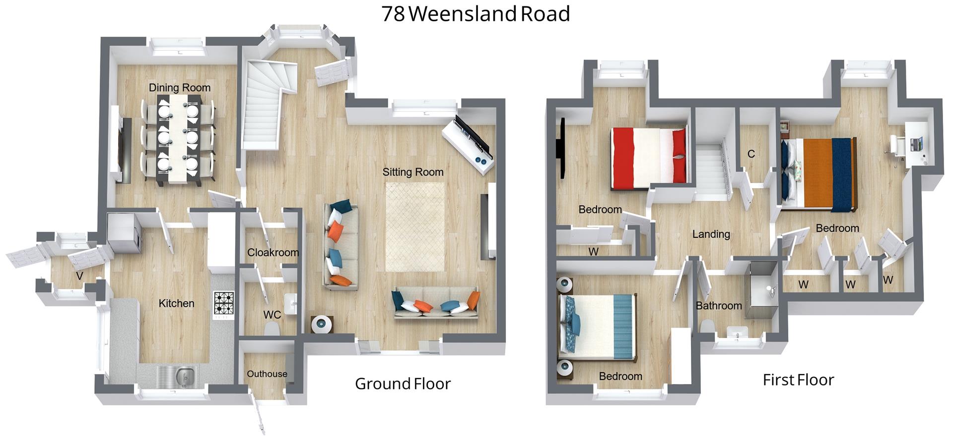 78, Weensland Road, Hawick floorplan