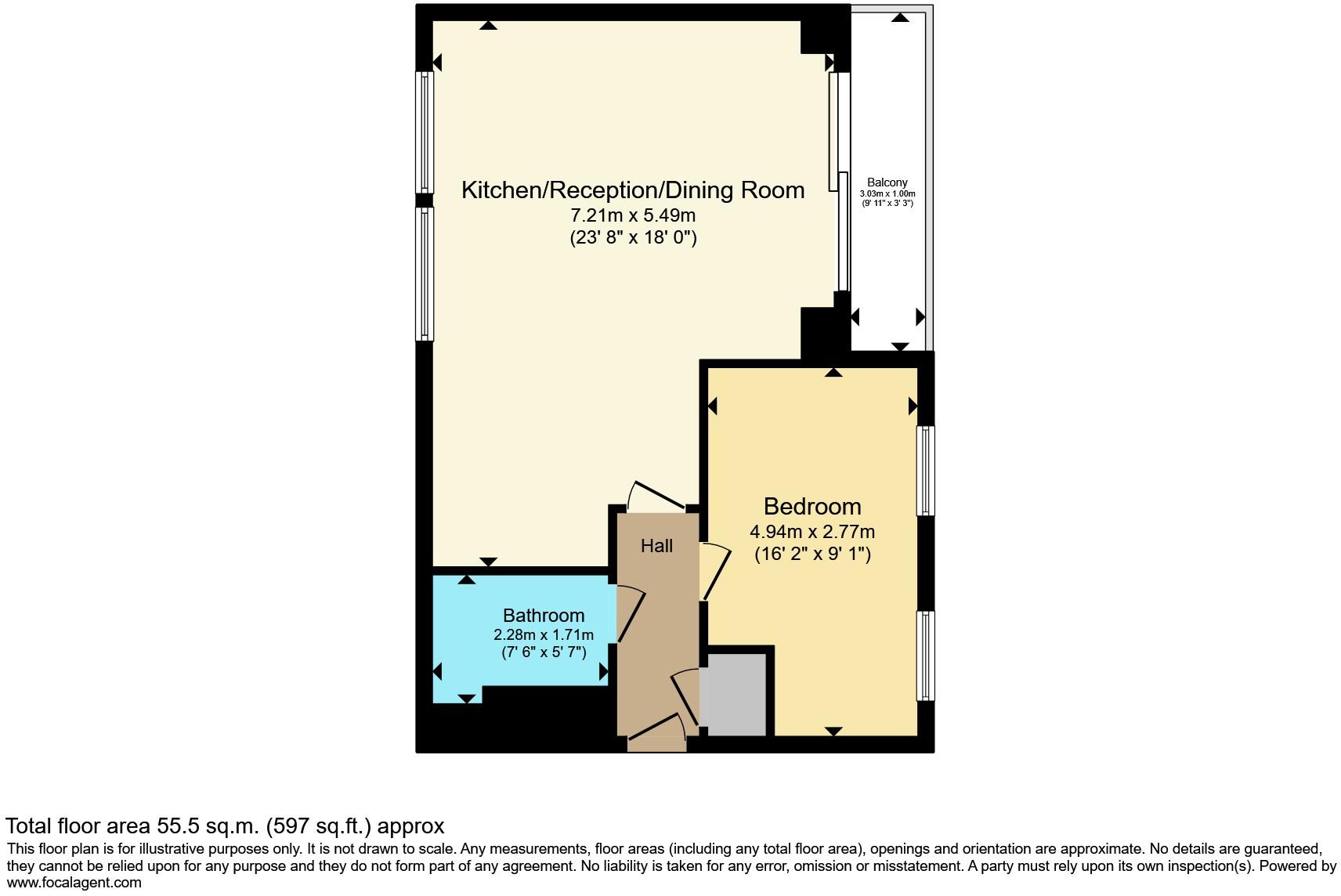 Flat 11 Redbourn Court, 1177 Newham Way floorplan