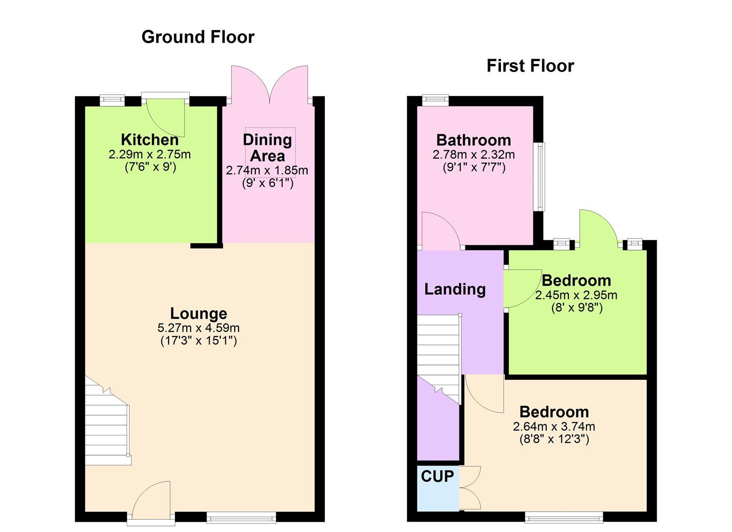 39, Church Street, Burbage floorplan