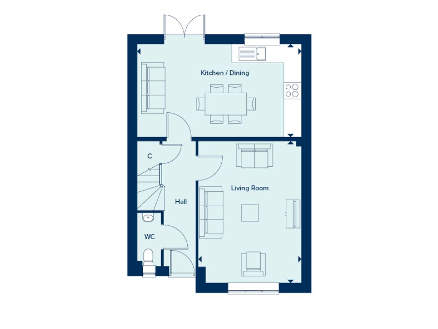166, Heart Of England Way, Nuneaton floorplan