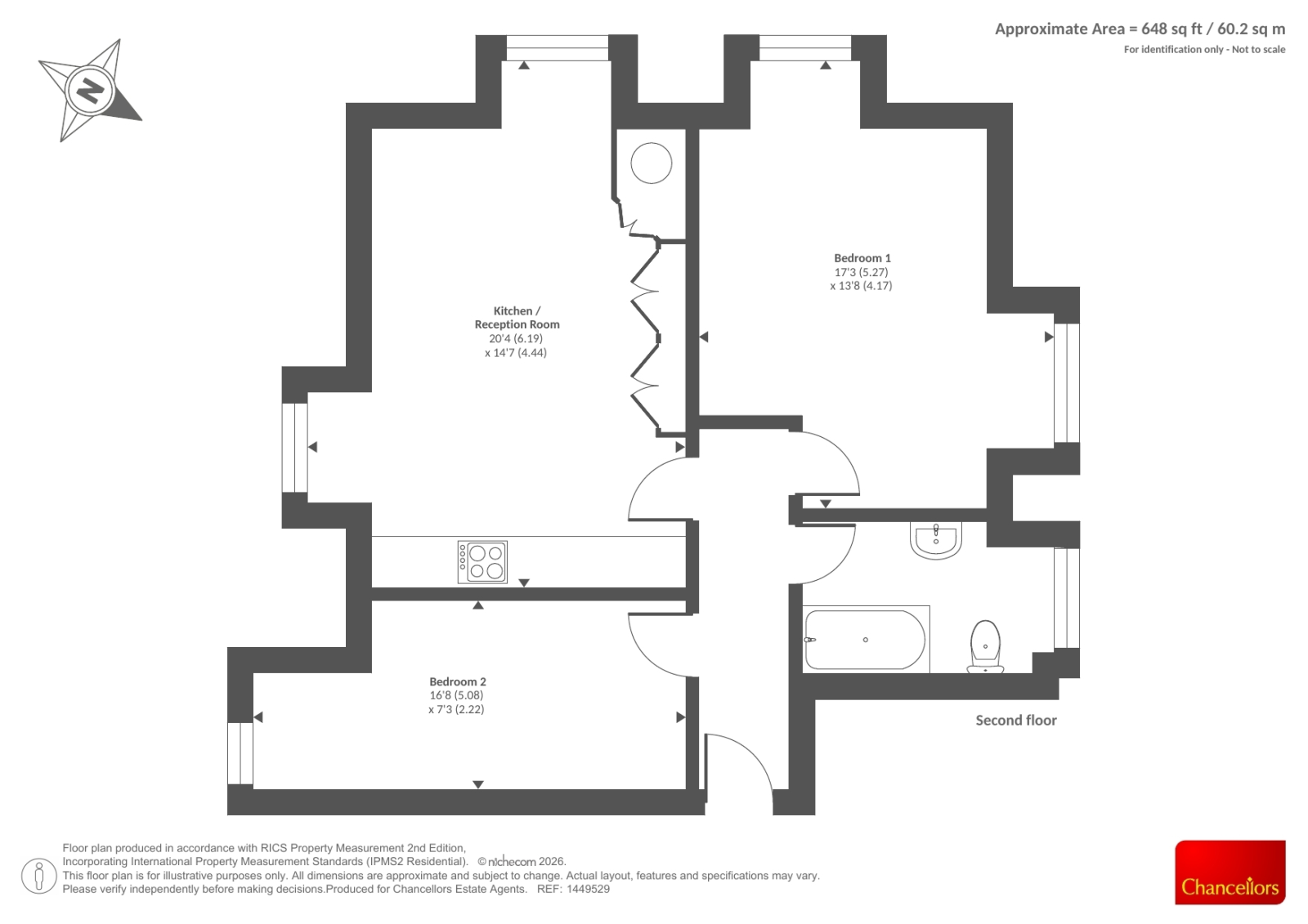 Flat 4 The Squirrels,, Squirrel Lane, Windsor floorplan