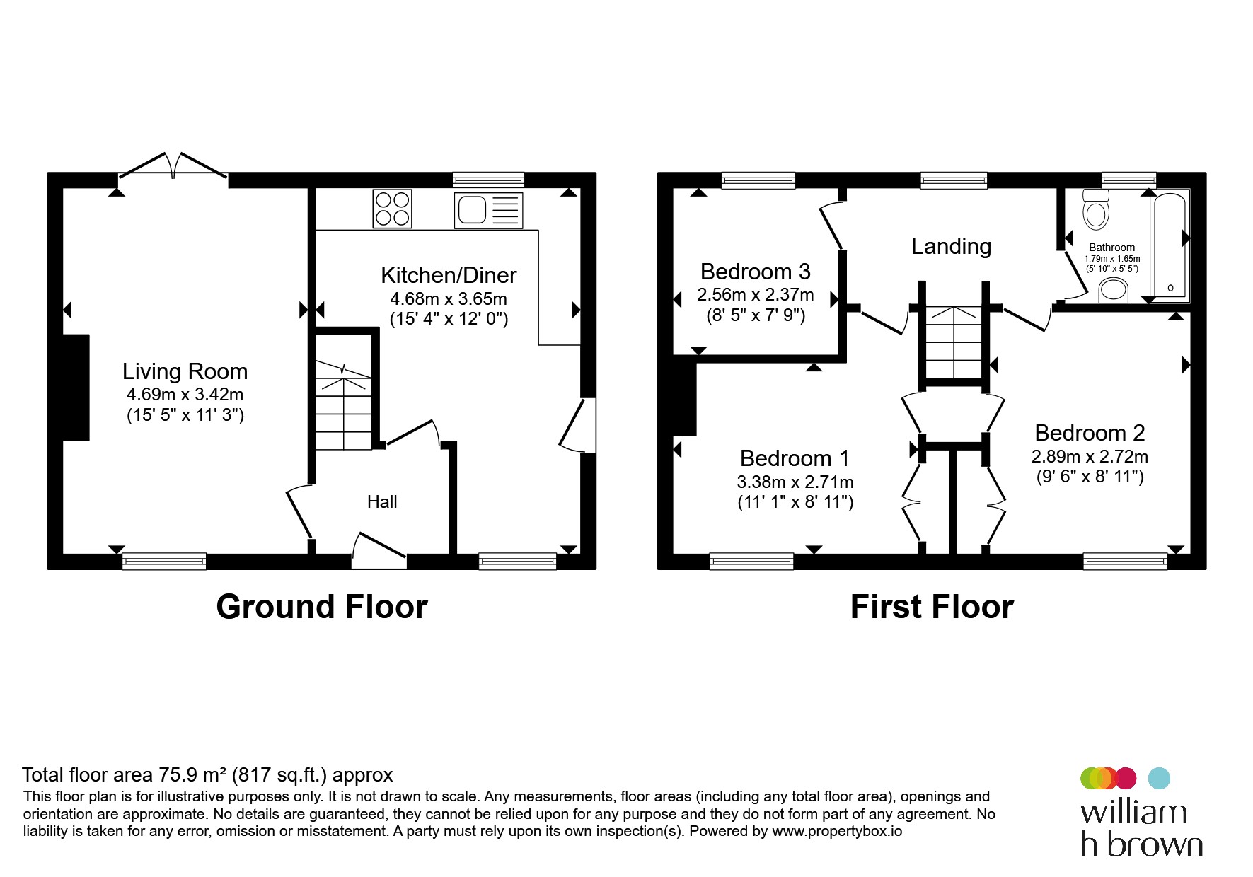 Hillside Estate, Sleaford floorplan
