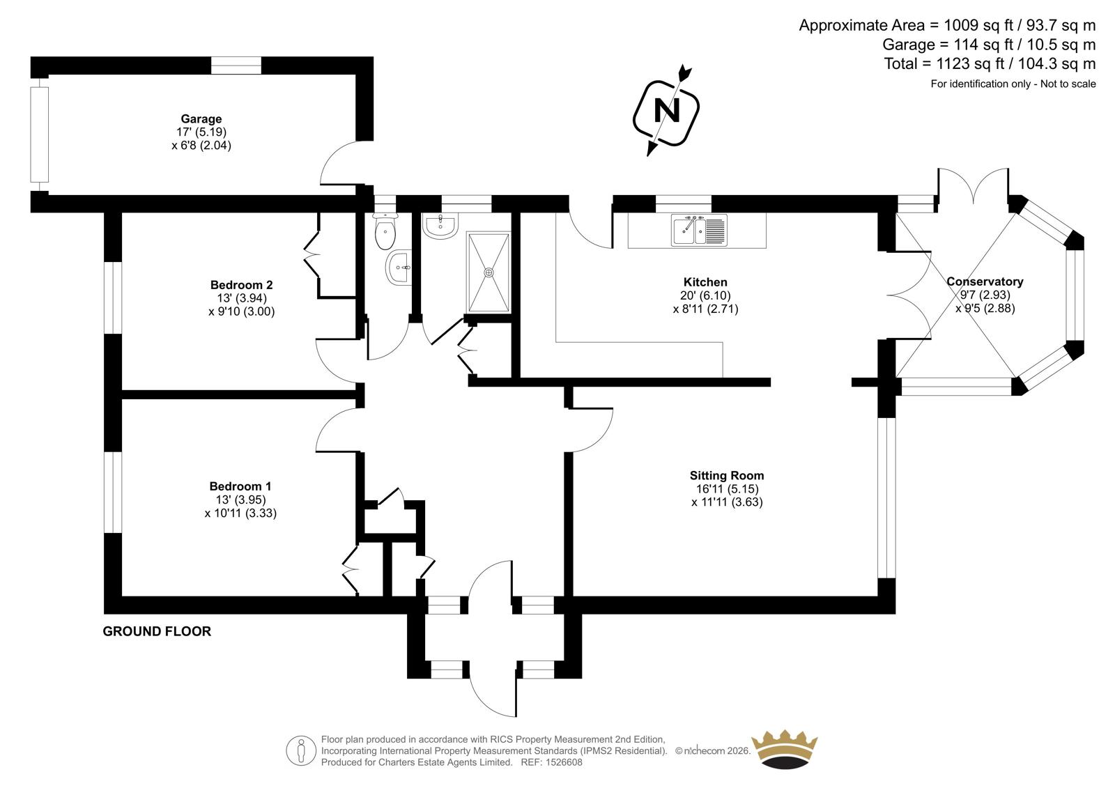 Exmoor Close, West Sussex floorplan