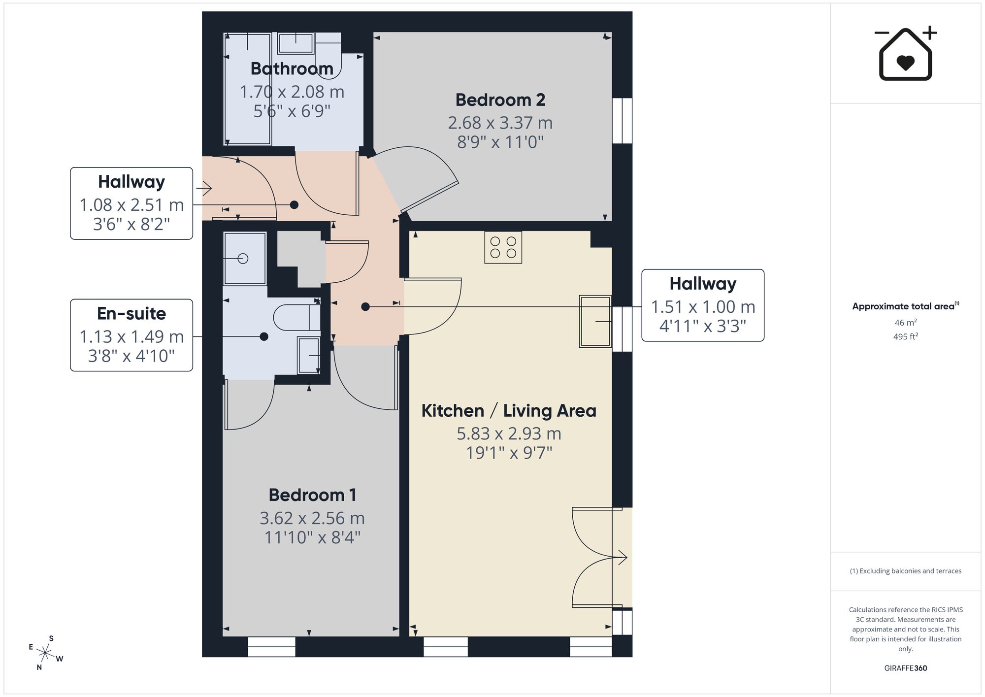 58 Neptune Road, Barry floorplan