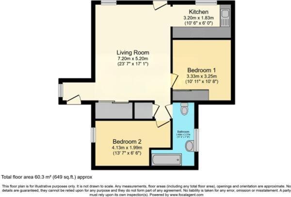 3 Dartmouth Mews, Dartmouth Road, Cannock floorplan