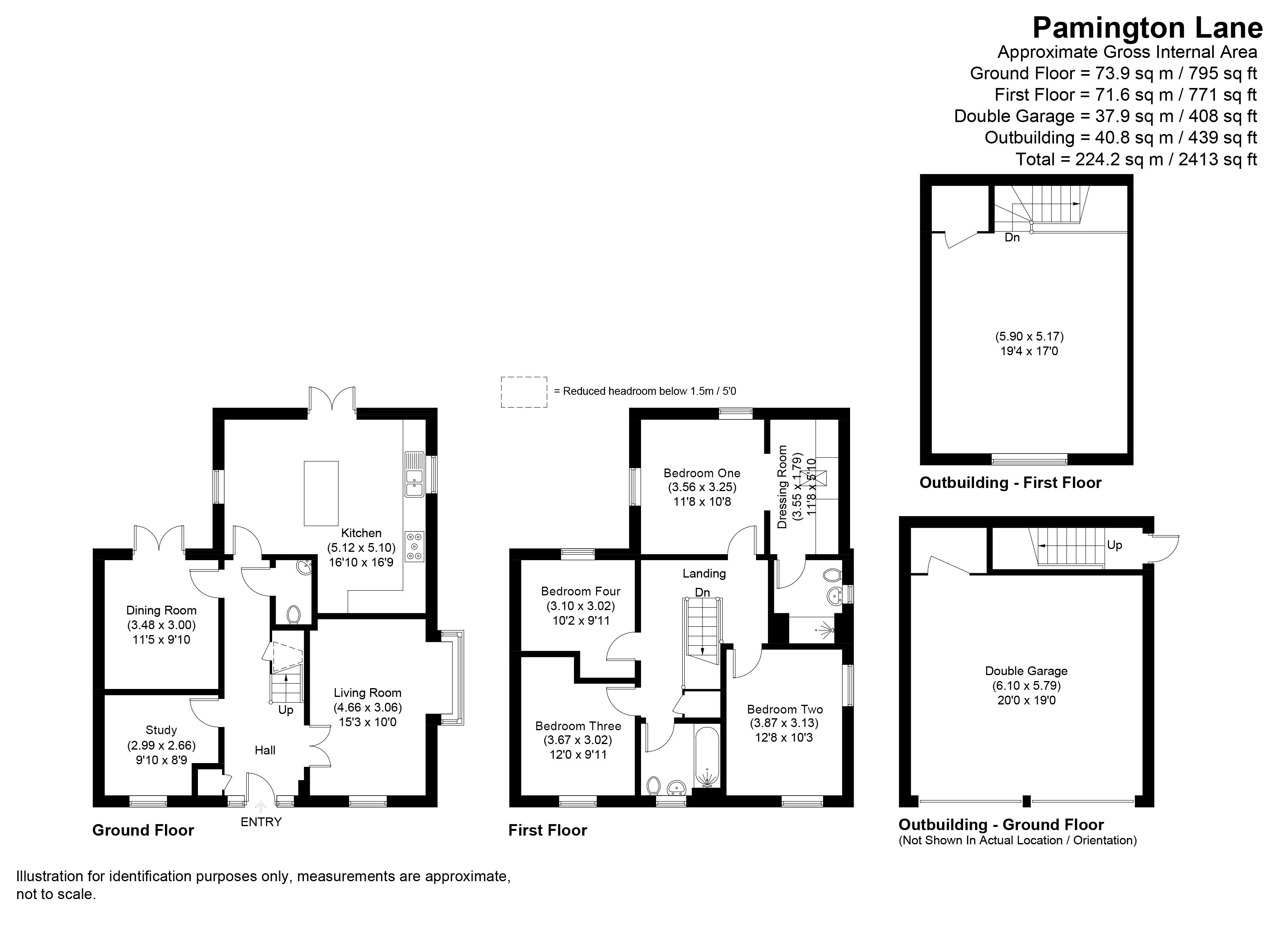 2, Pamington Lane, Tewkesbury floorplan
