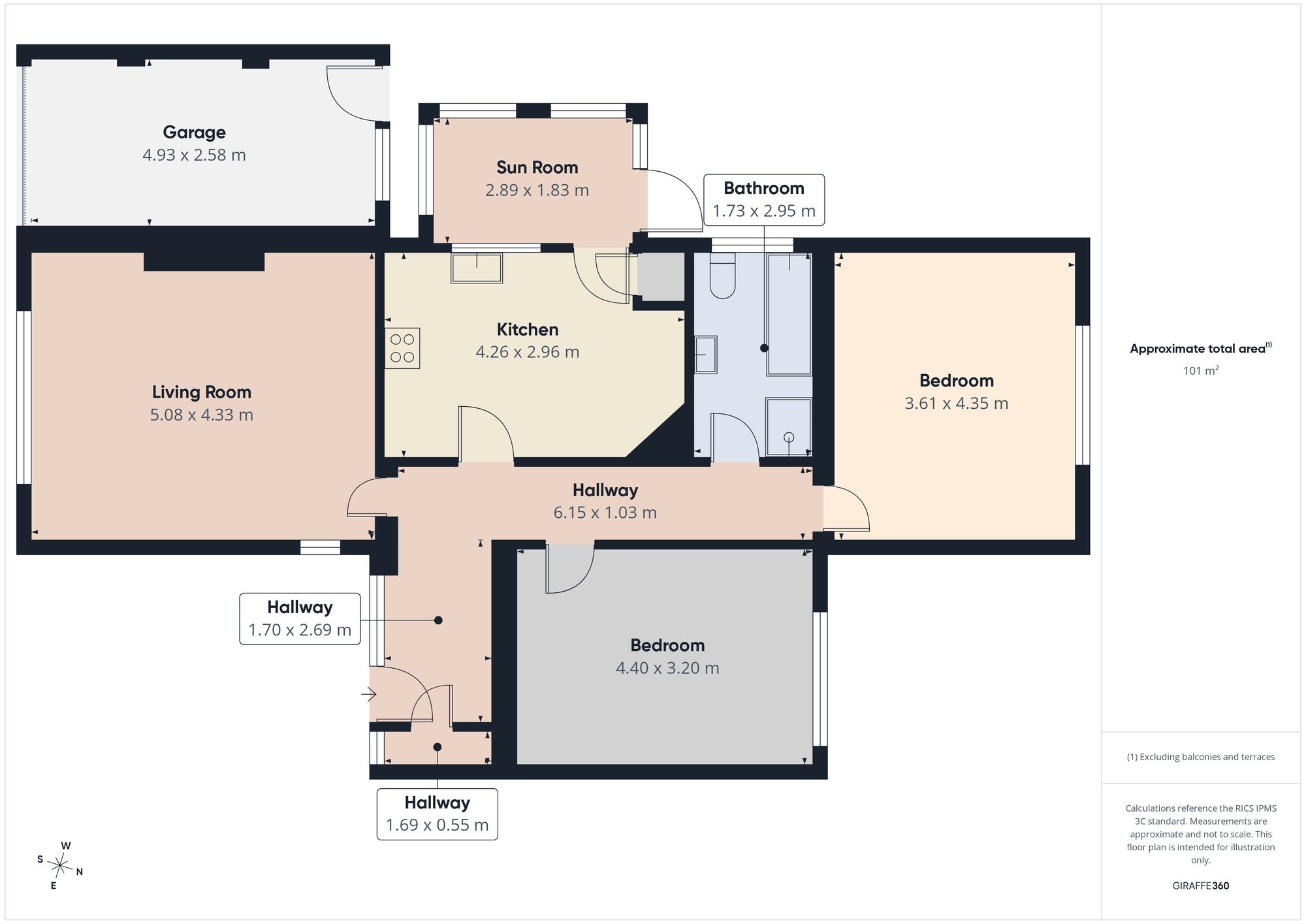 9 Birchfield Gardens, Gateshead floorplan