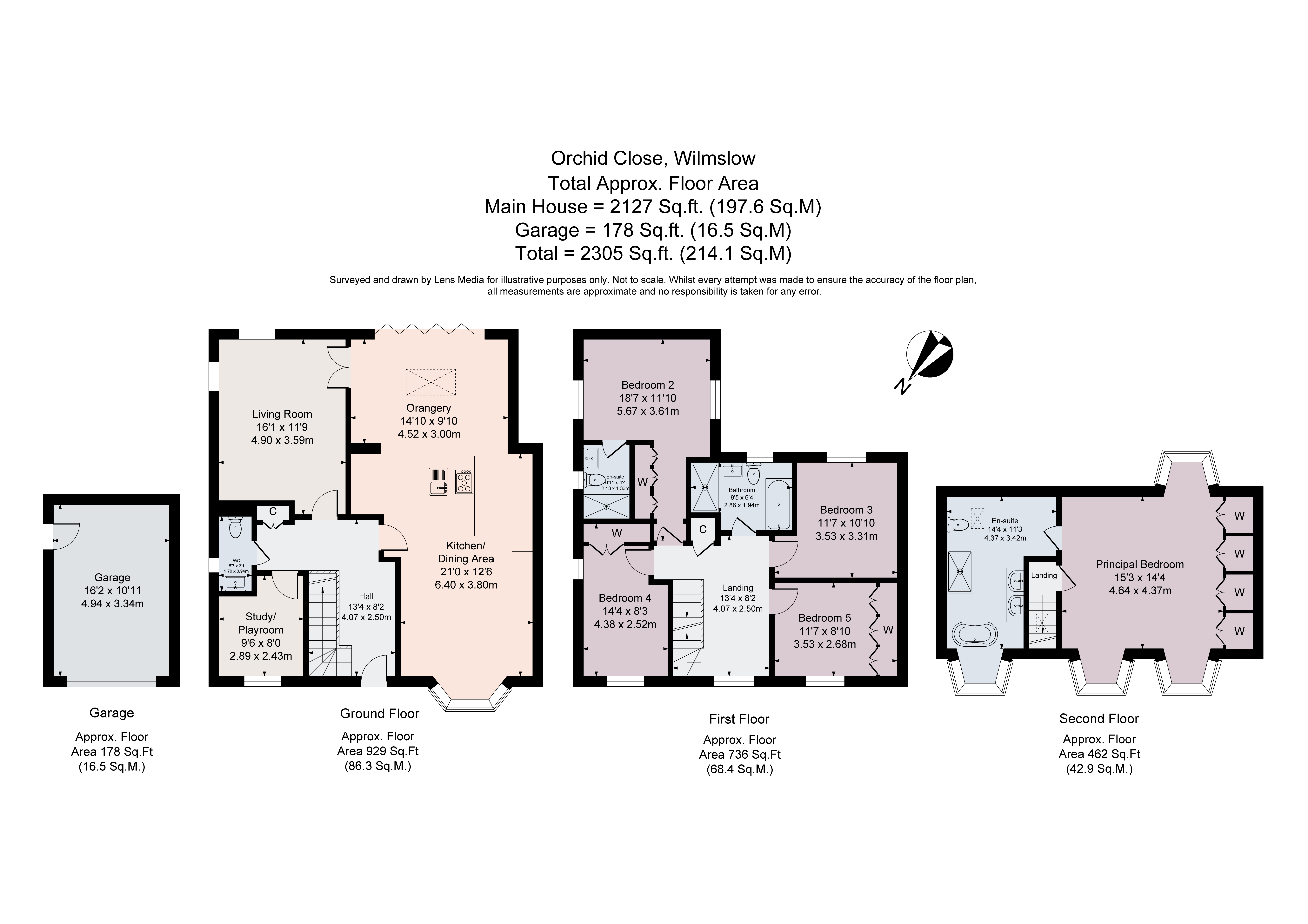 19, Orchid Close, Cheshire floorplan