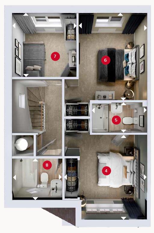 The Letchworth, Hendricks Green, Goffs Lane, Goffs Oak floorplan