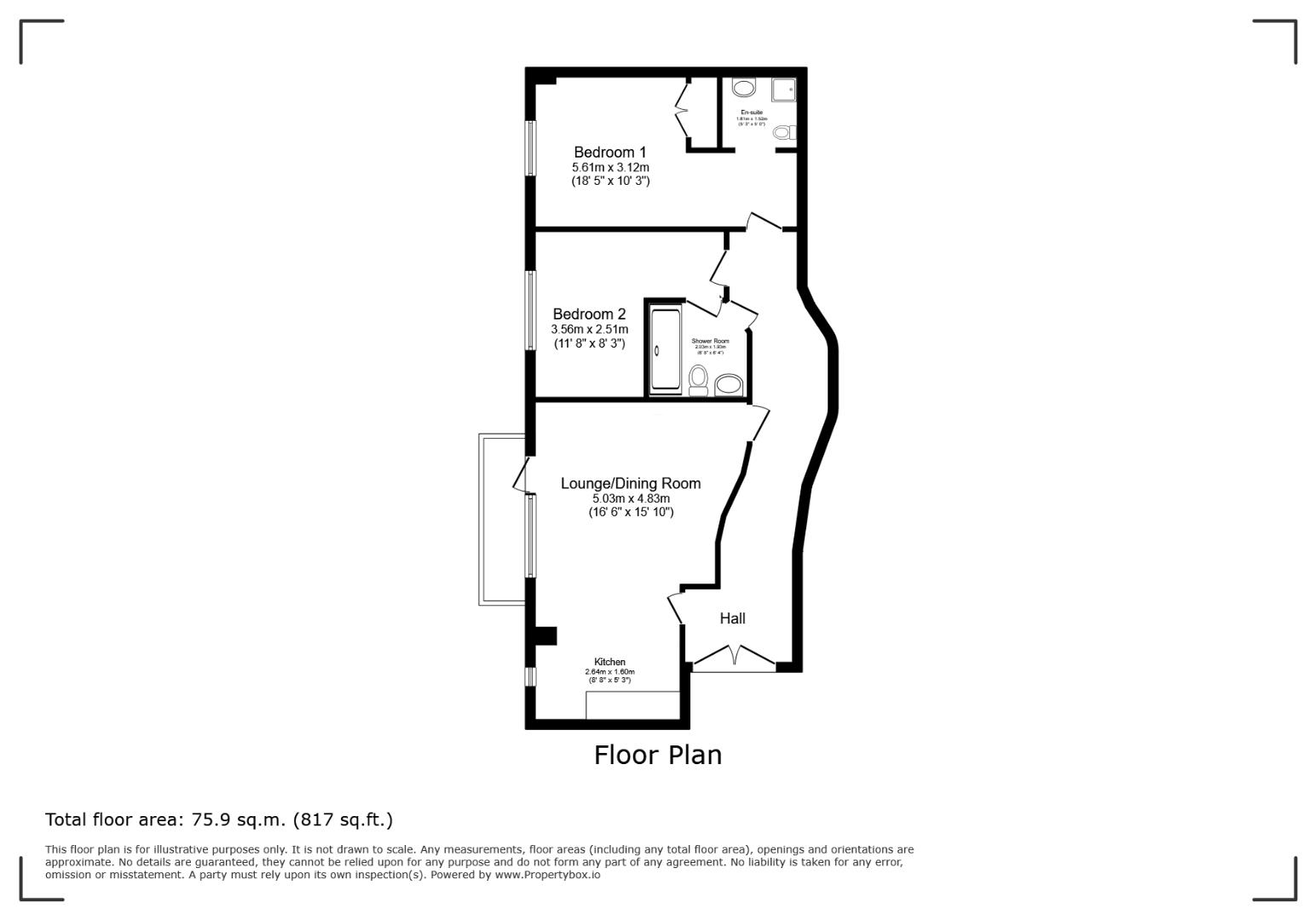 137, Central Quarter, Leeds floorplan