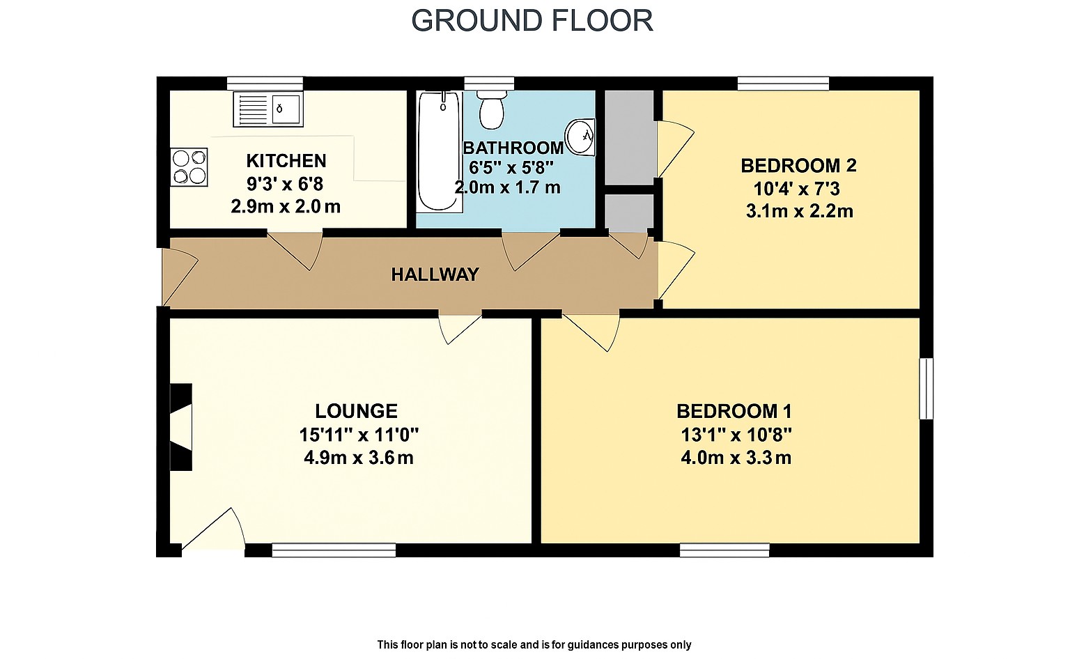 Flat 4, 17, Brick Kiln Way, Warwickshire floorplan