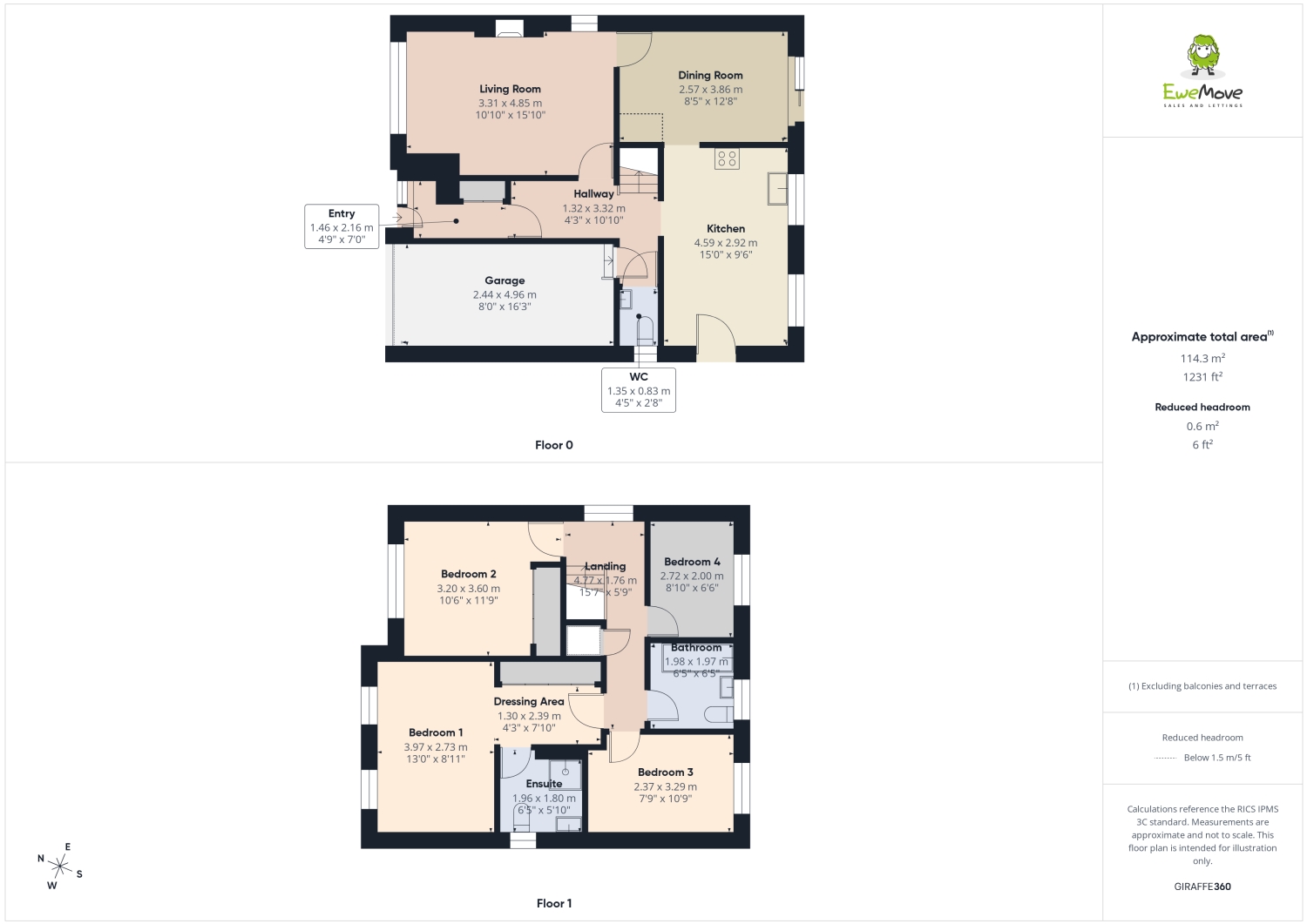 6, Lidgett Way, Barnsley floorplan