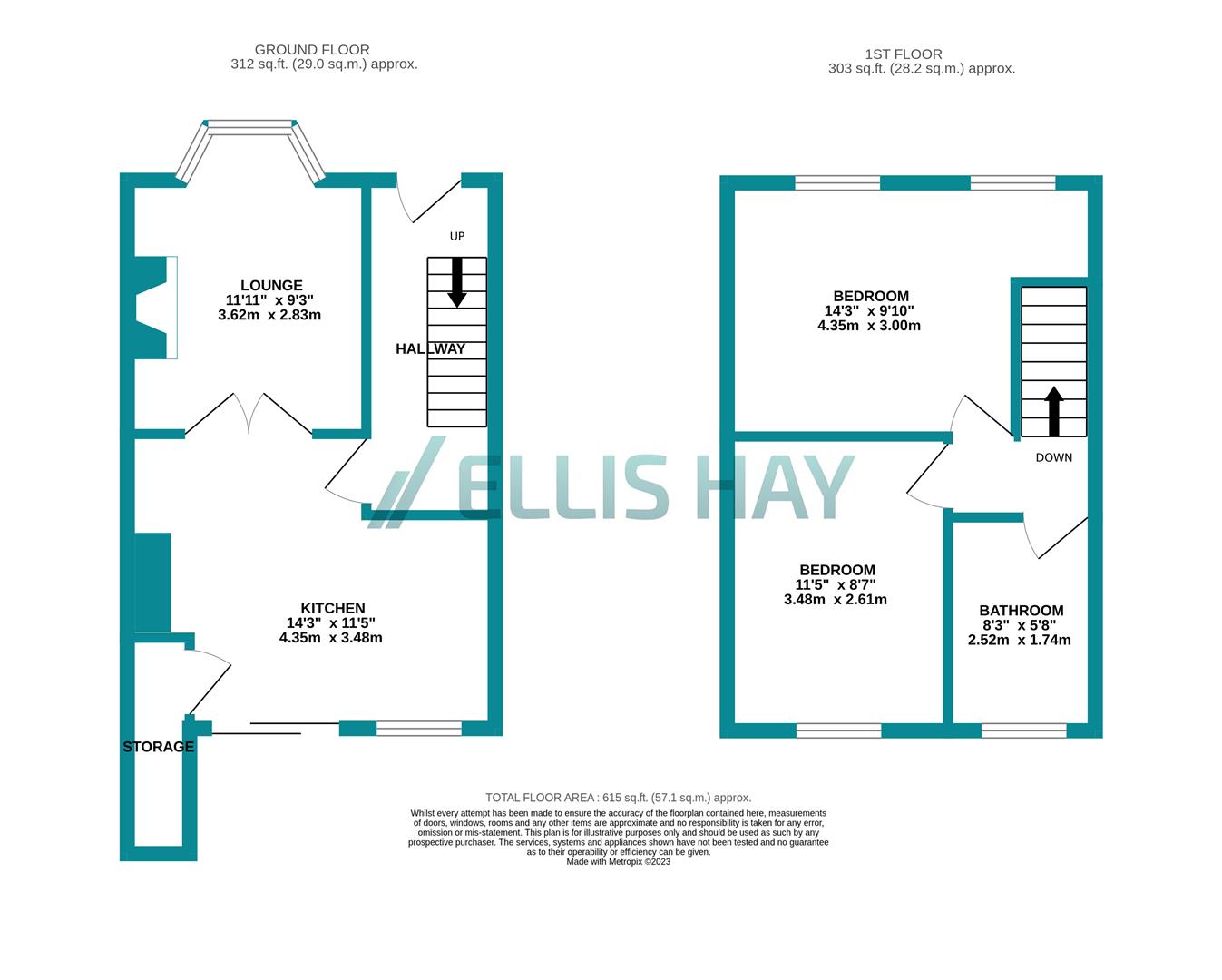 50, Wykeham Street, Scarborough floorplan