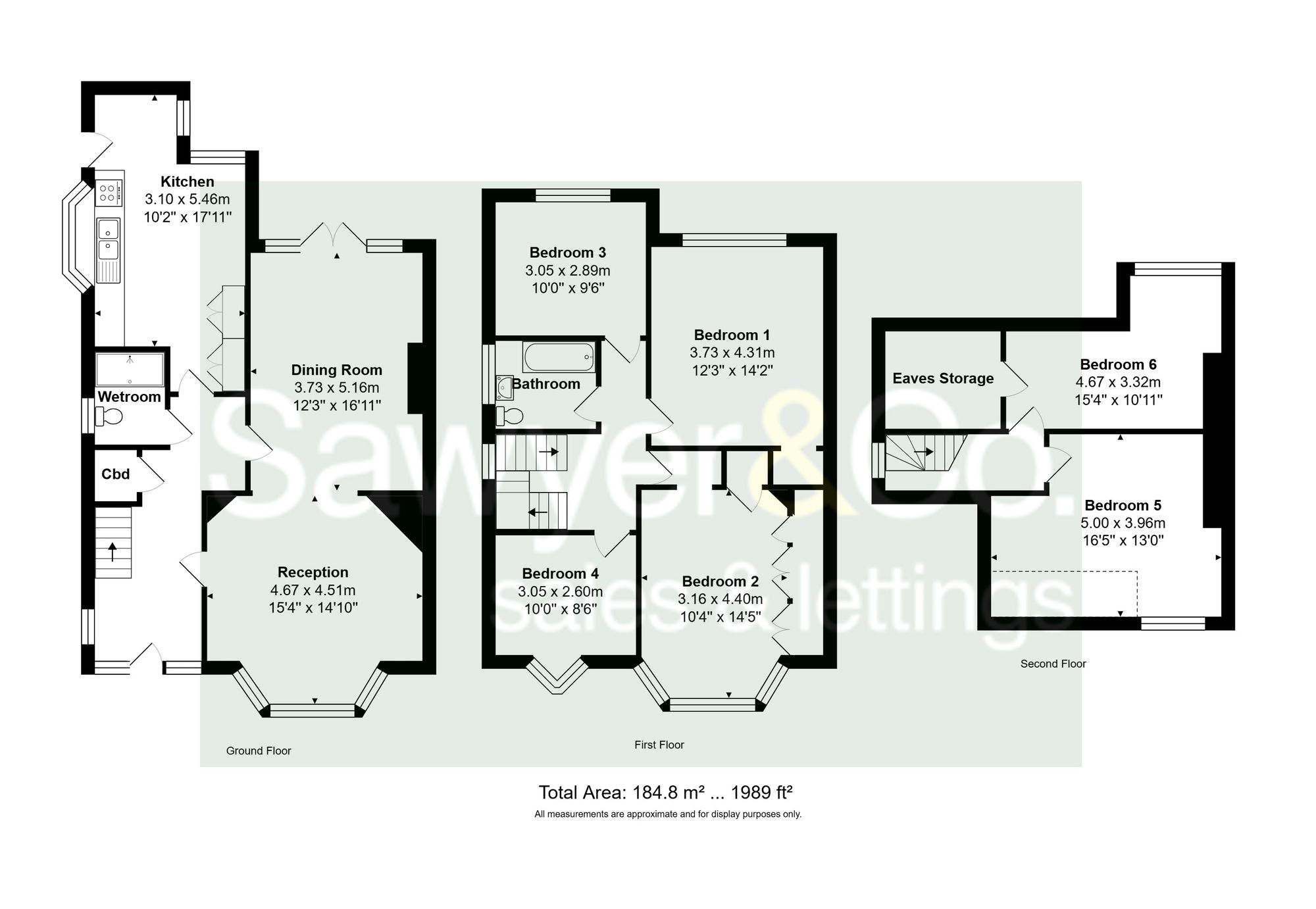 85 Davigdor Road, Hove floorplan