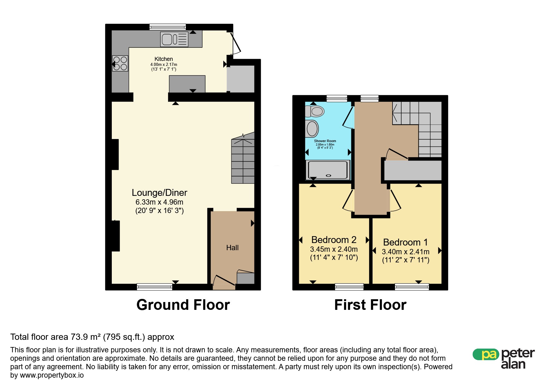 9, Cardiff Road, MERTHYR TYDFIL floorplan