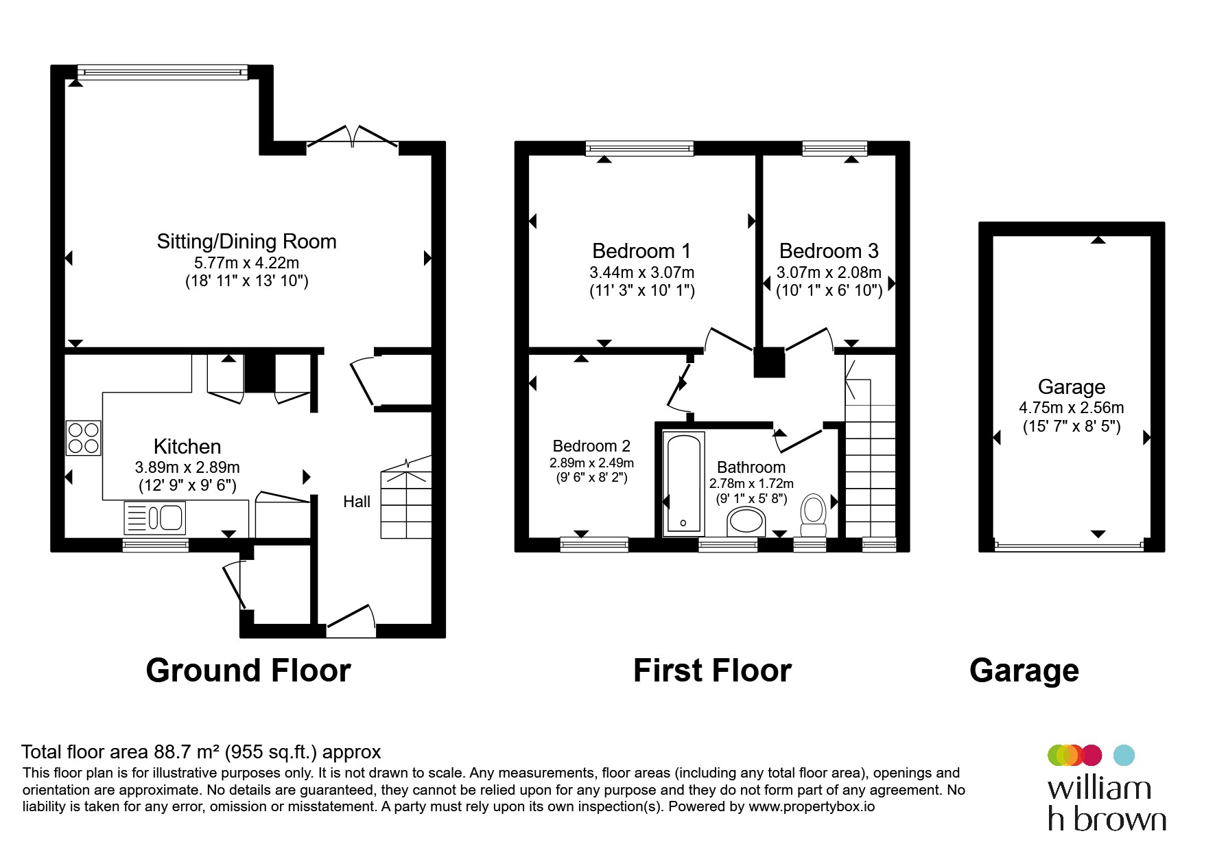 Dunmow, Yarmouth Road, Norwich floorplan