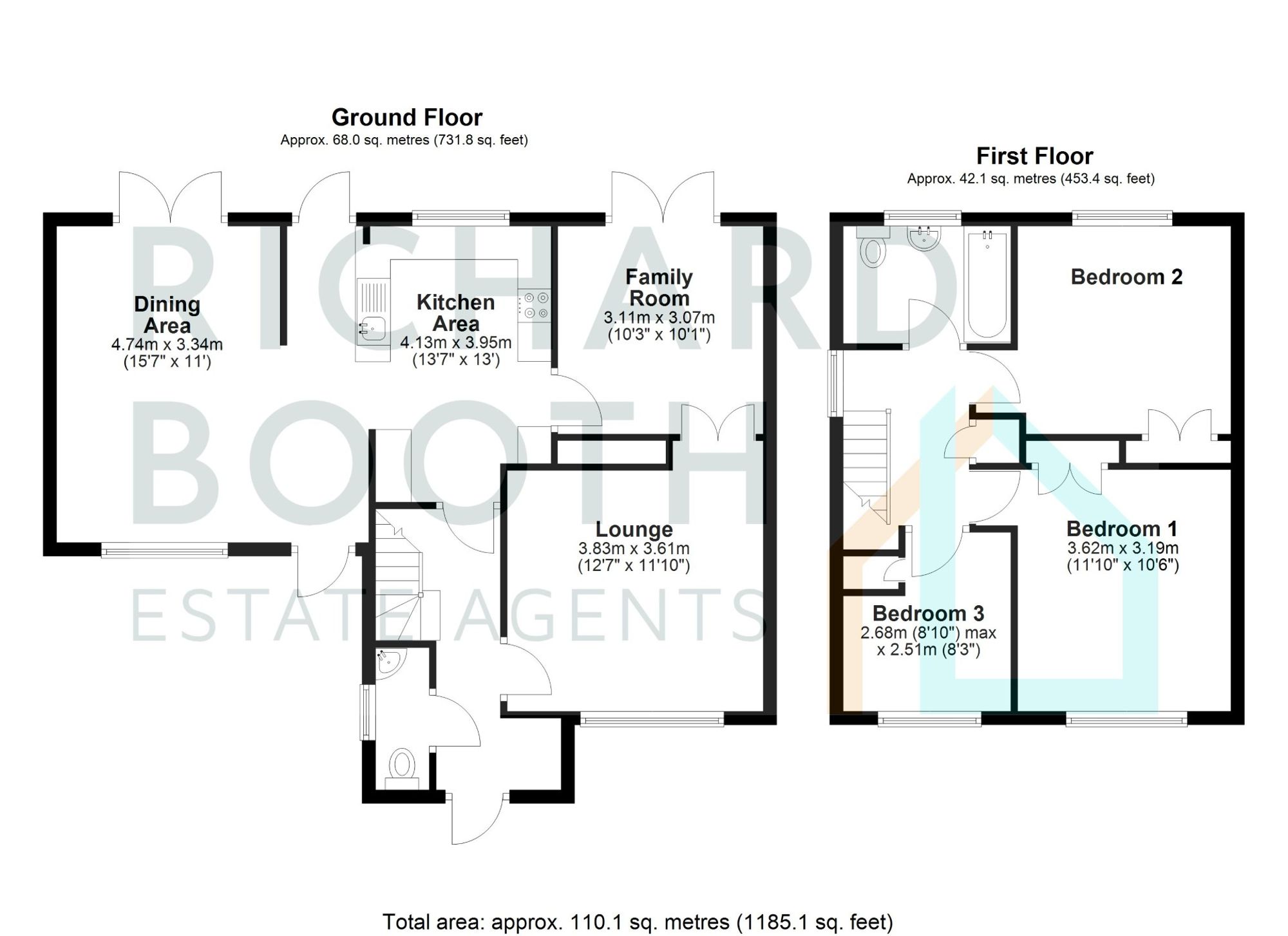 4 Bishops Close, Ely floorplan