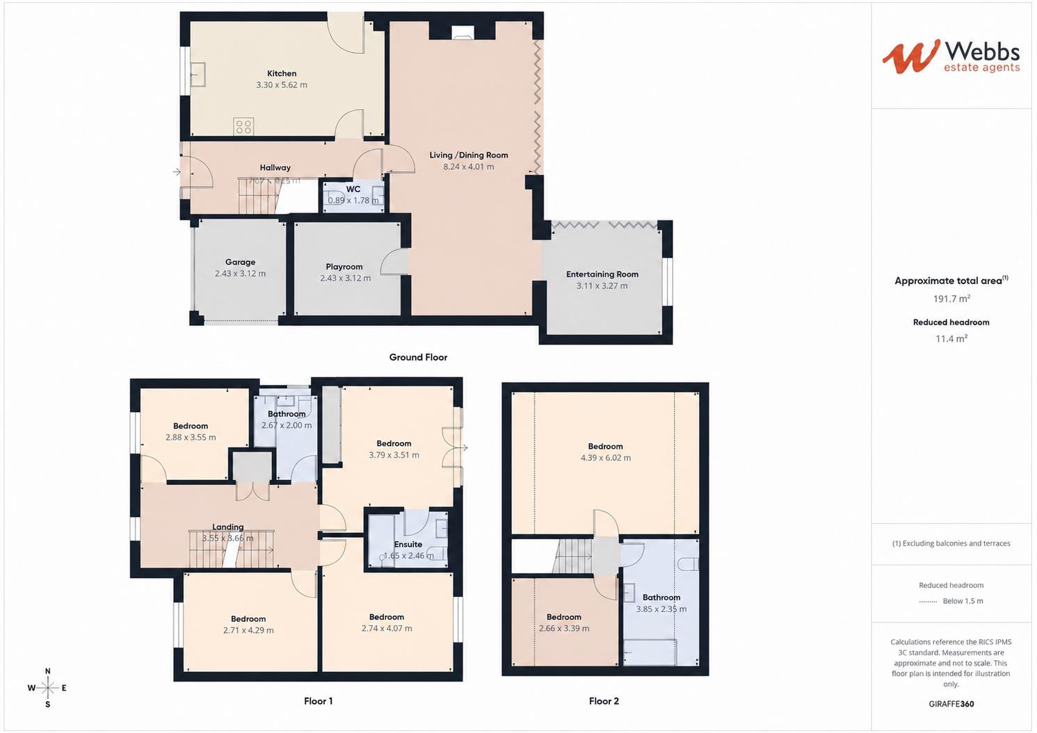 7, Portland Avenue, Walsall floorplan