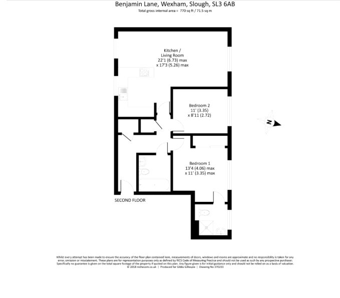 Benjamin Lane, Slough floorplan