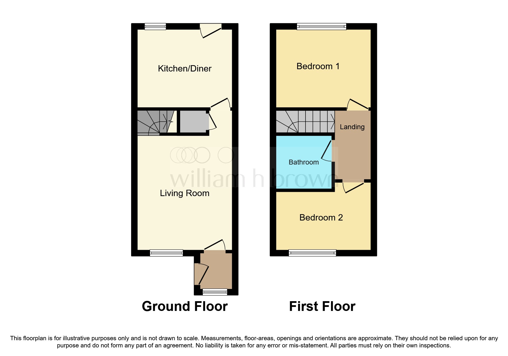 Campbell Close, Grantham NG31, 2 bedroom terraced house for sale