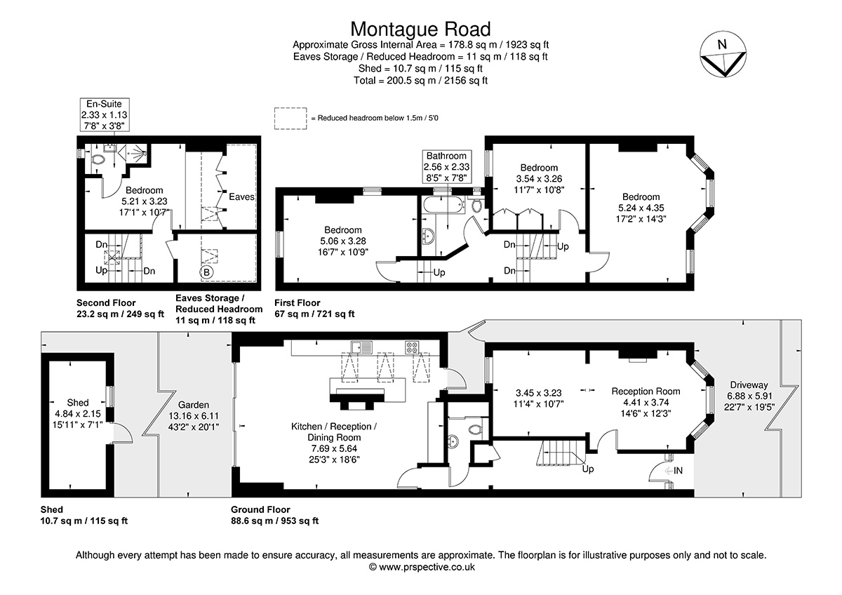16, Montague Road, London floorplan