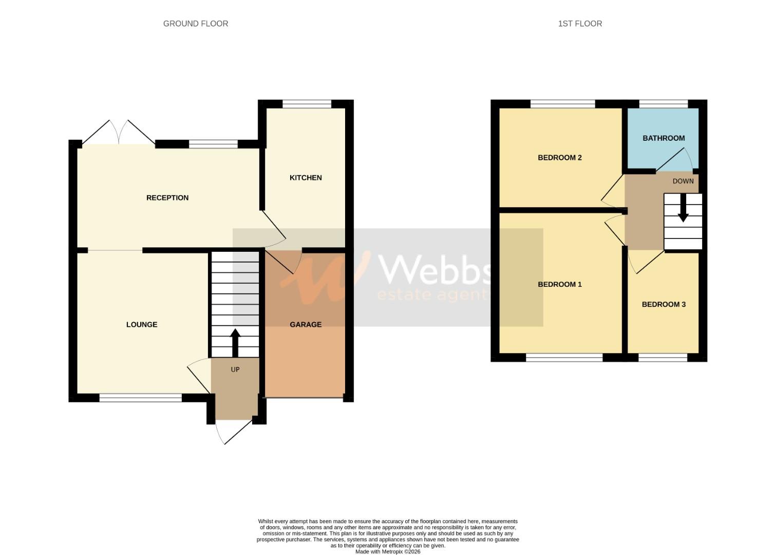25, Linden Avenue, Burntwood floorplan