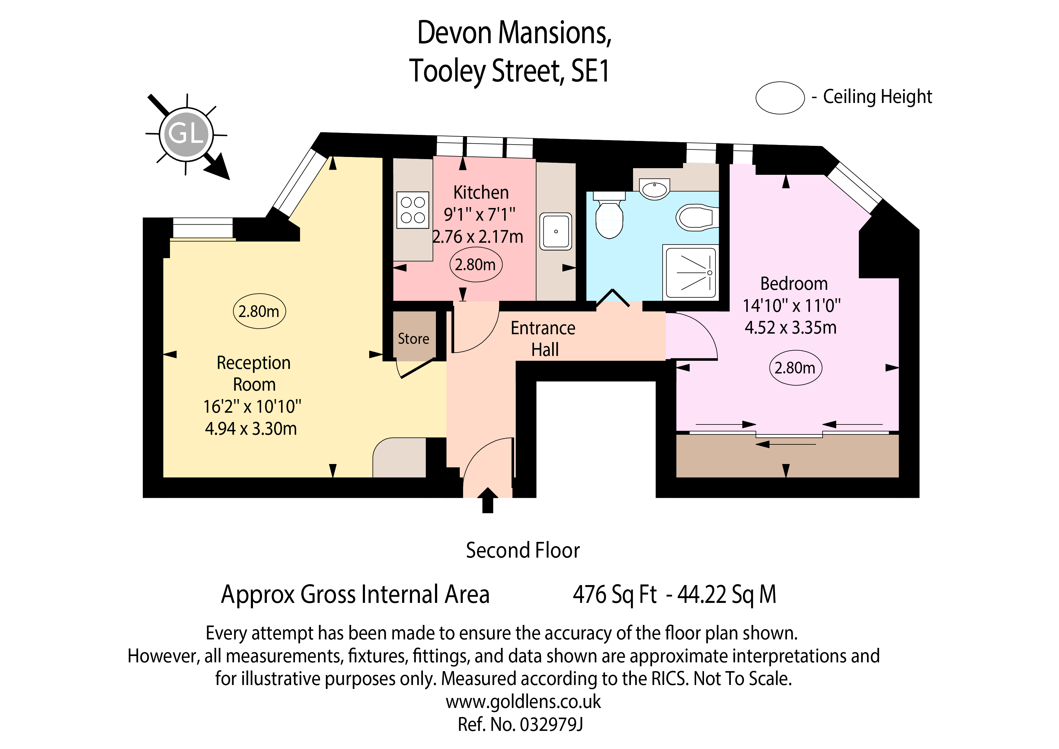 Devon Mansions, London floorplan