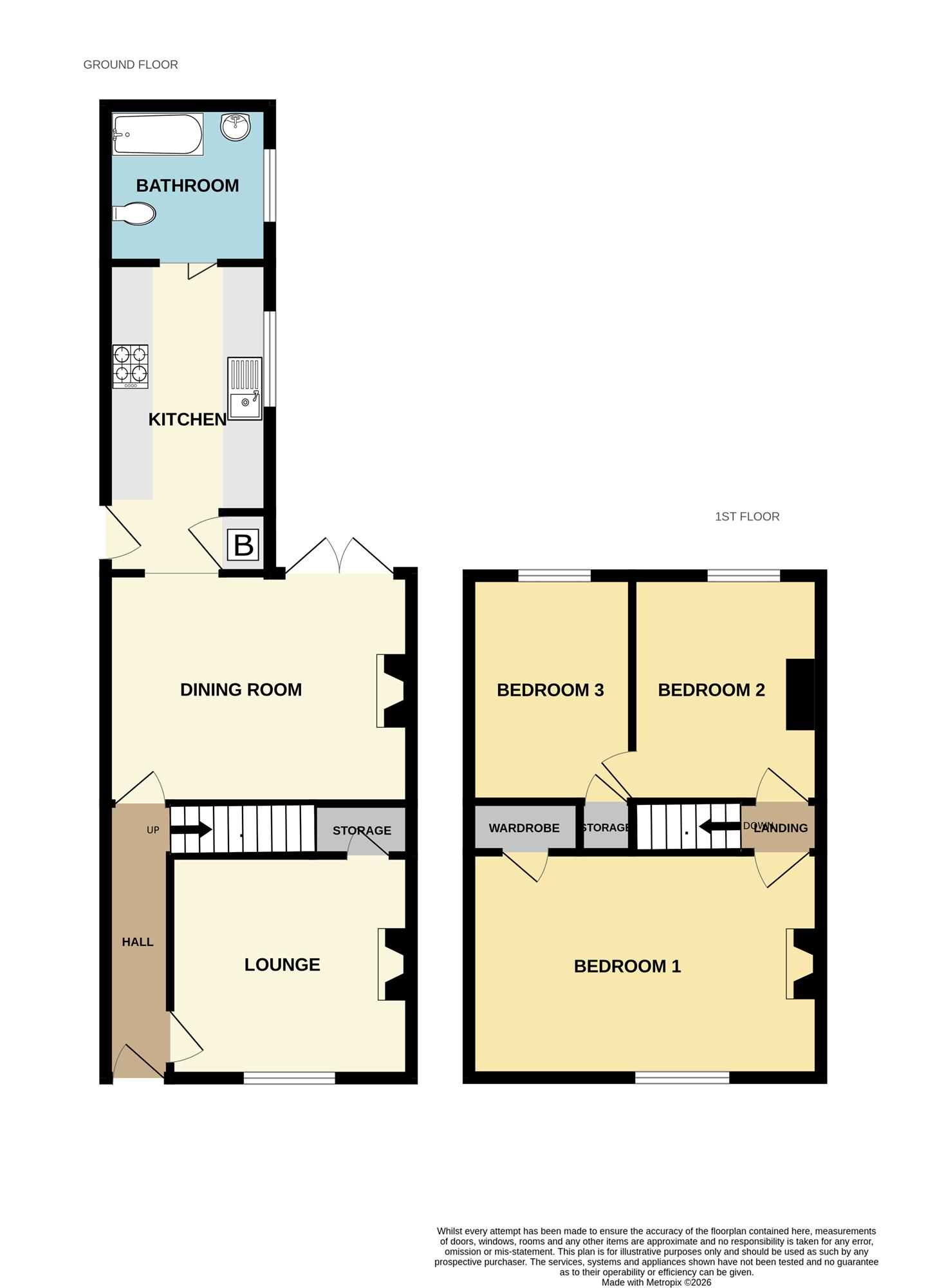 81, New Street, Brightlingsea floorplan