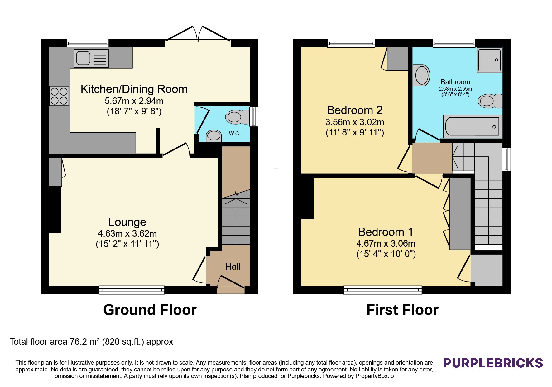 37, Collingwood Avenue, Wallsend floorplan