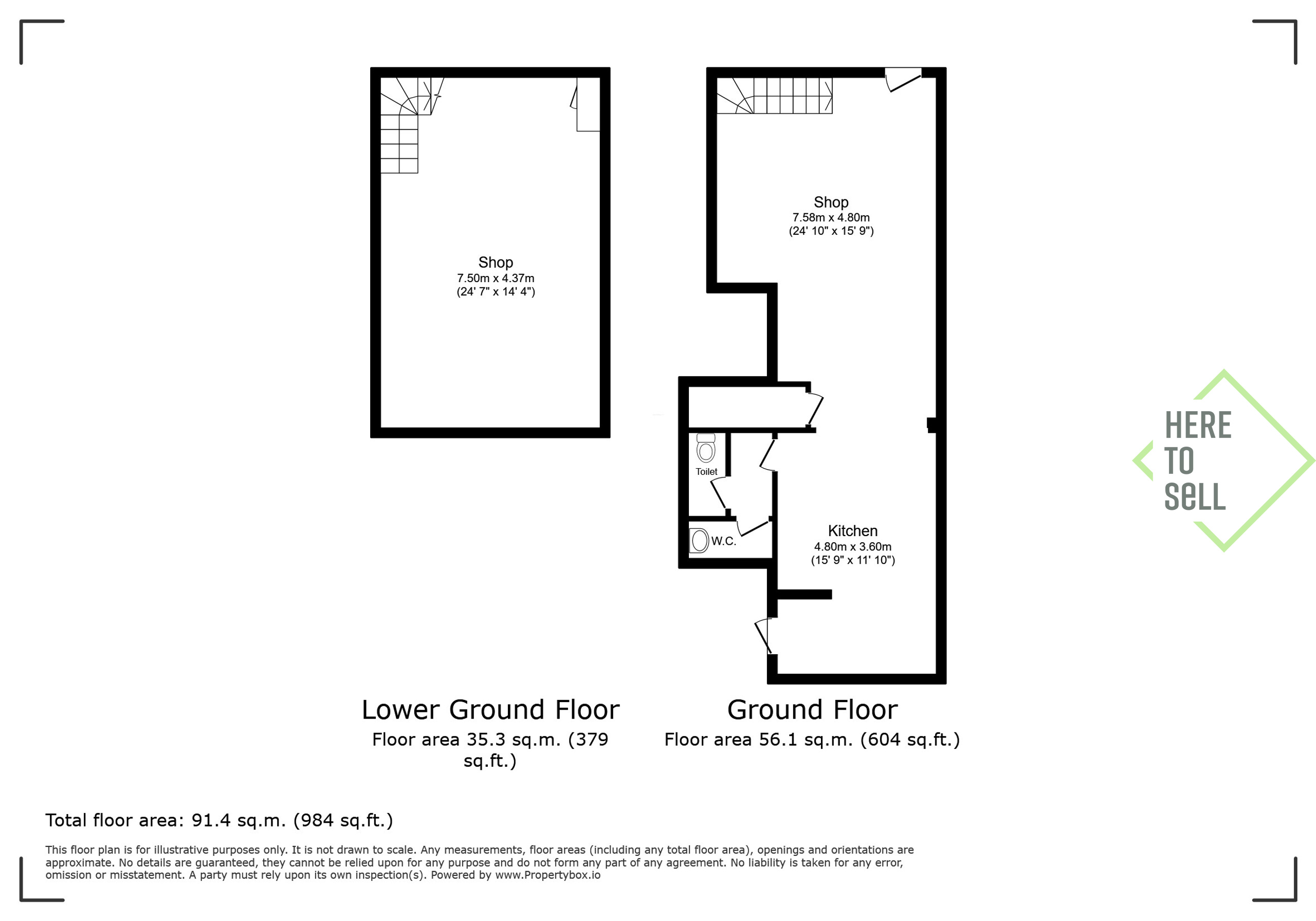 Premium - 1260 High Road, London floorplan