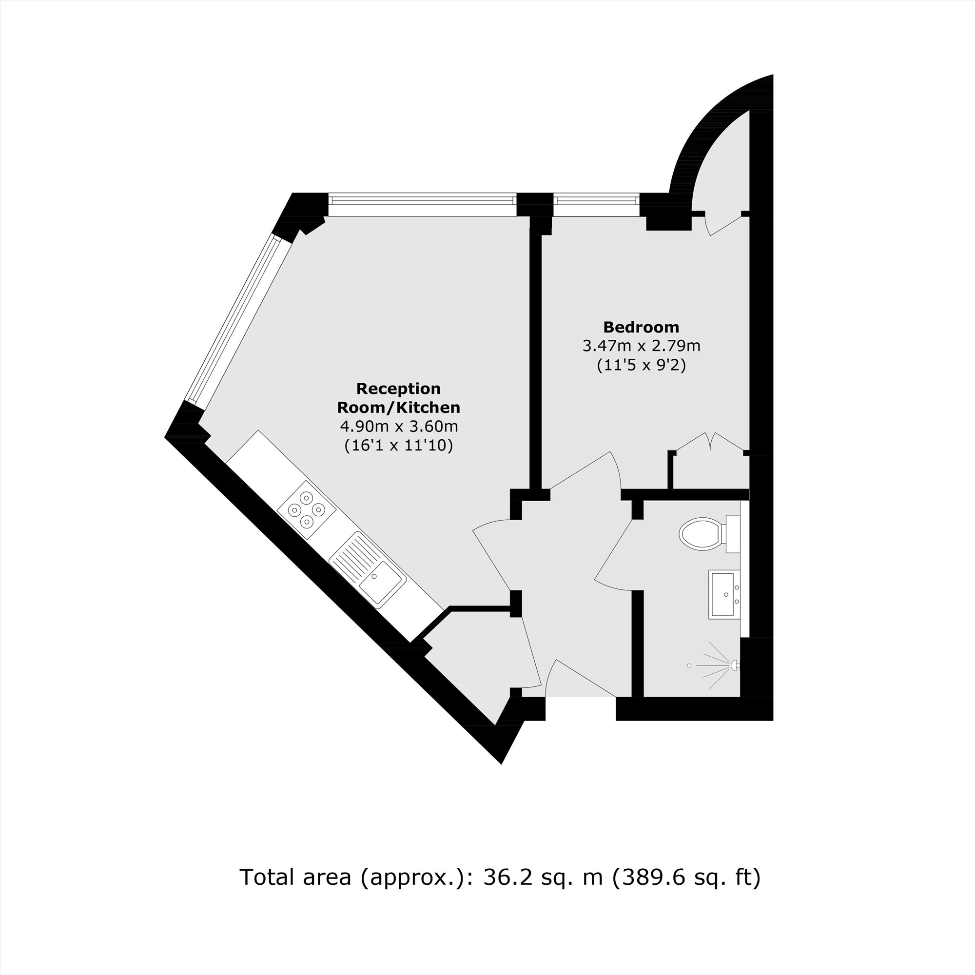 Flat 9, Riverdale House, 68, Molesworth Street, London floorplan