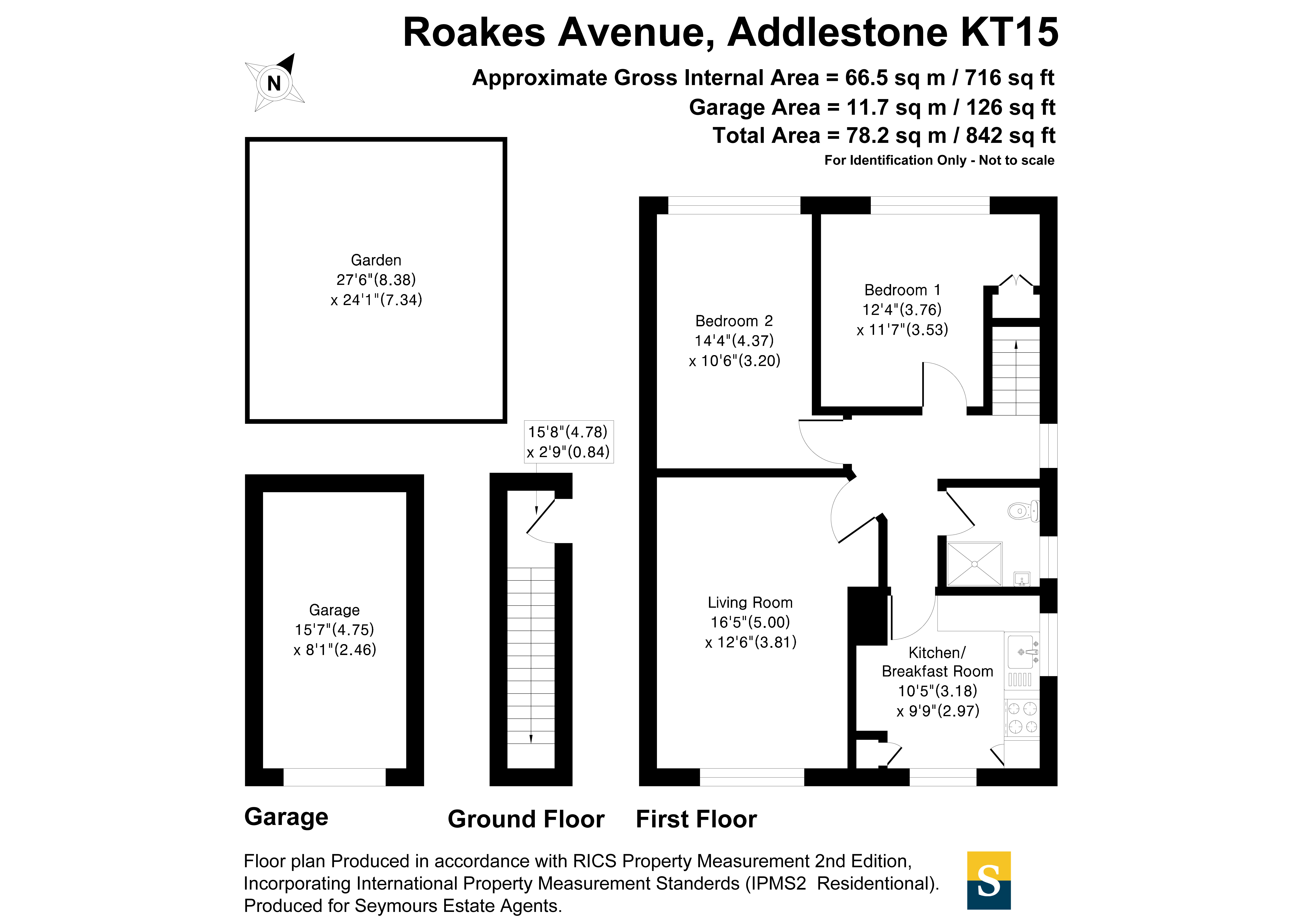 58, Roakes Avenue, Surrey floorplan