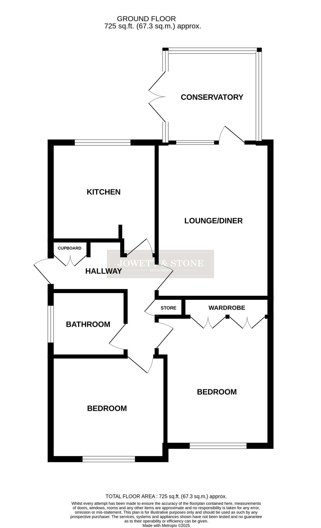 11, Earl Smith Close, Leicester floorplan
