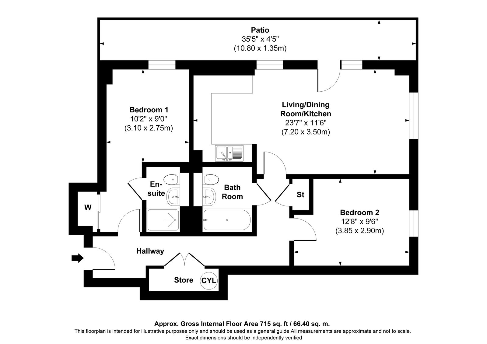 63, The Foundry, Dacorum Way, Hemel Hempstead floorplan