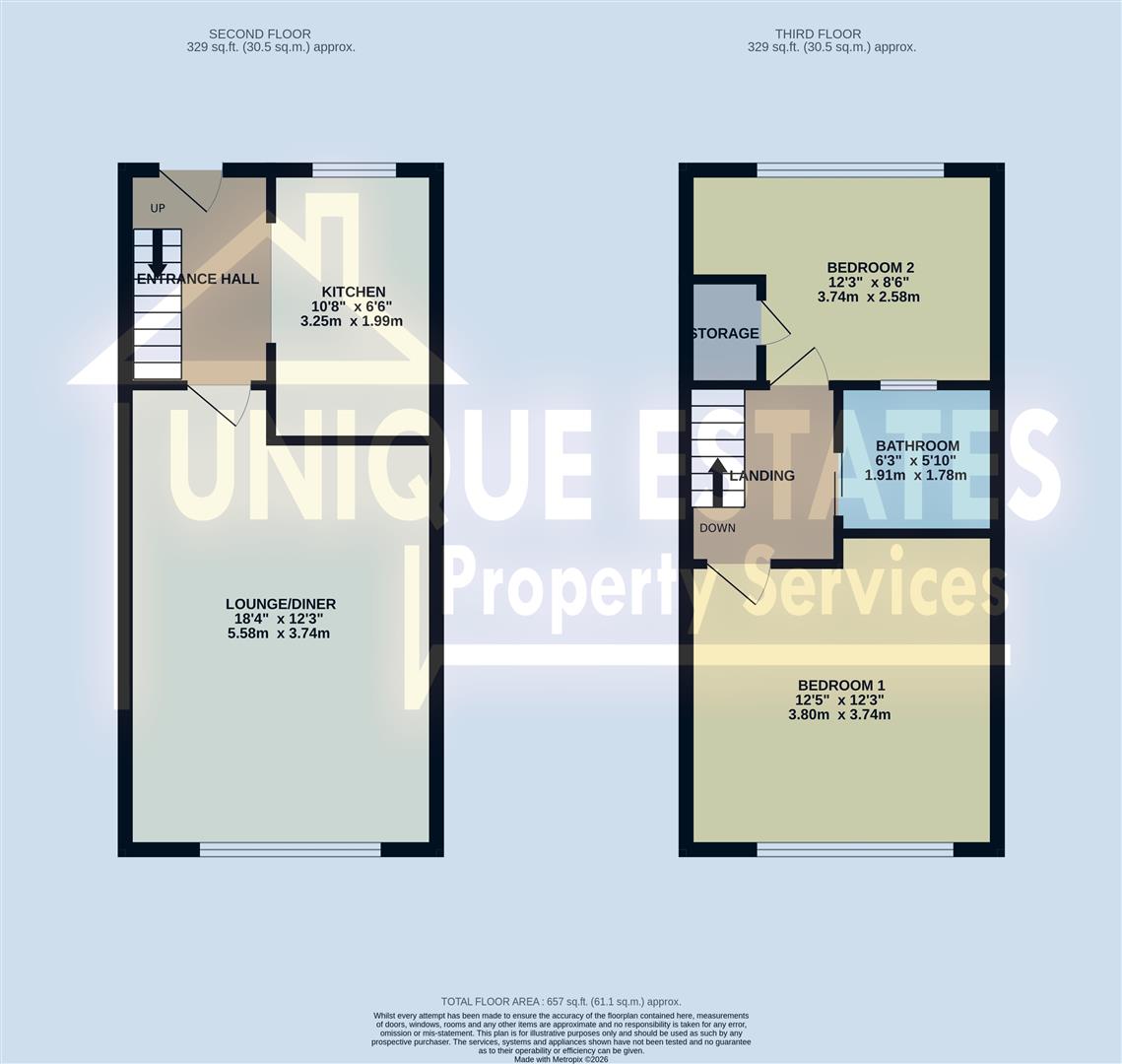 58 Mintern Close, Hedge Lane, London floorplan