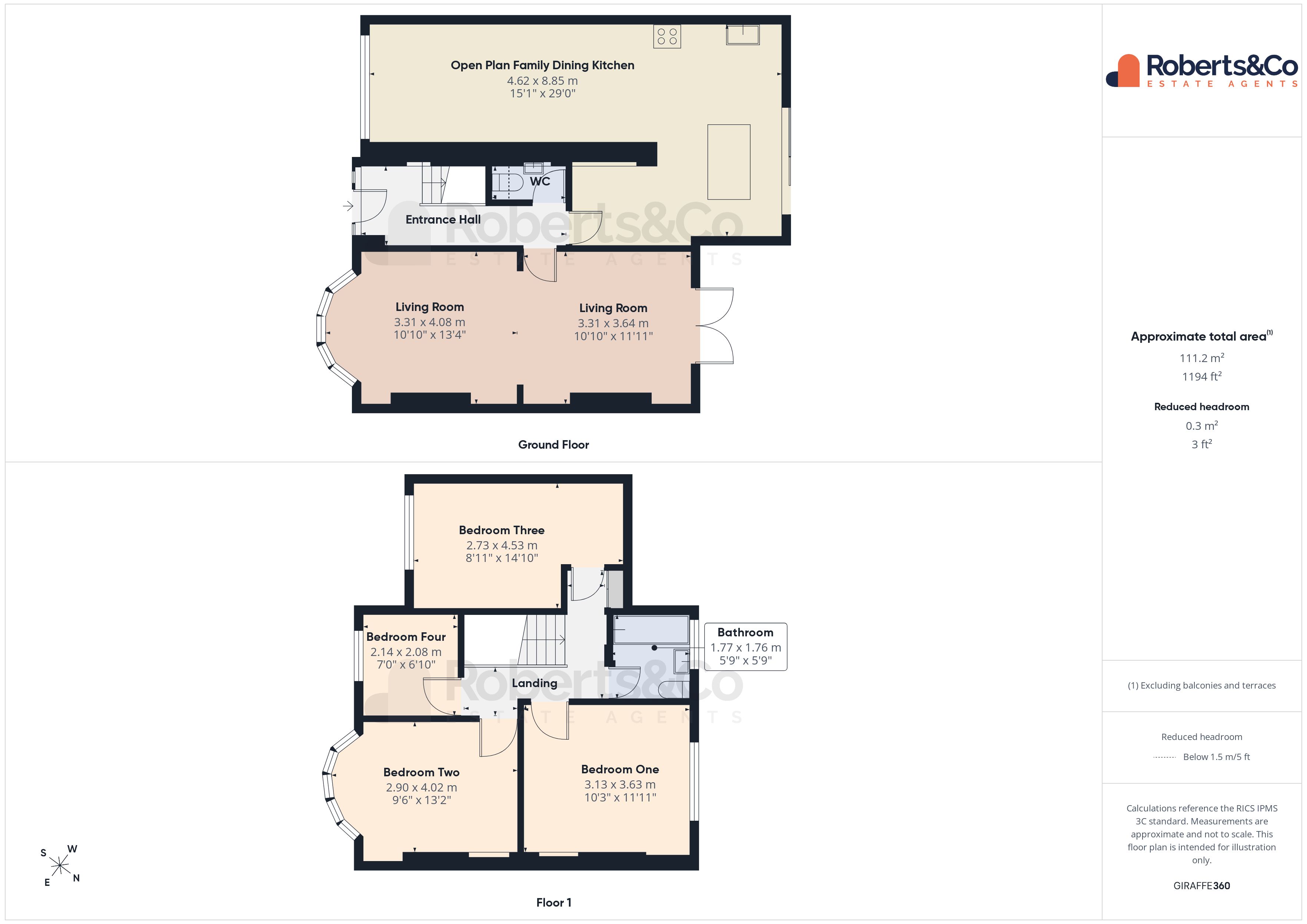 29, West End, Penwortham floorplan