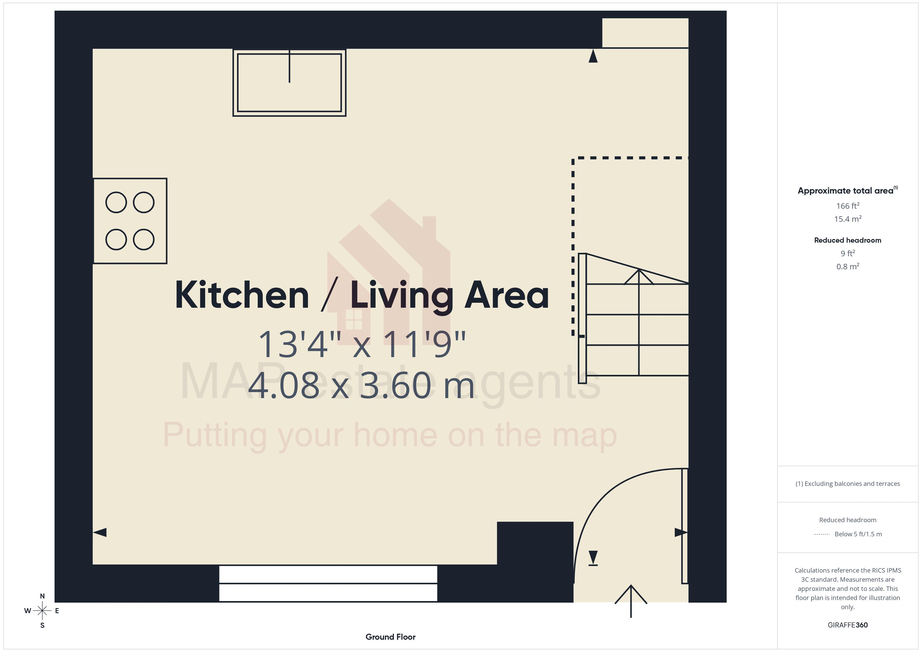 4, King Street, Redruth floorplan