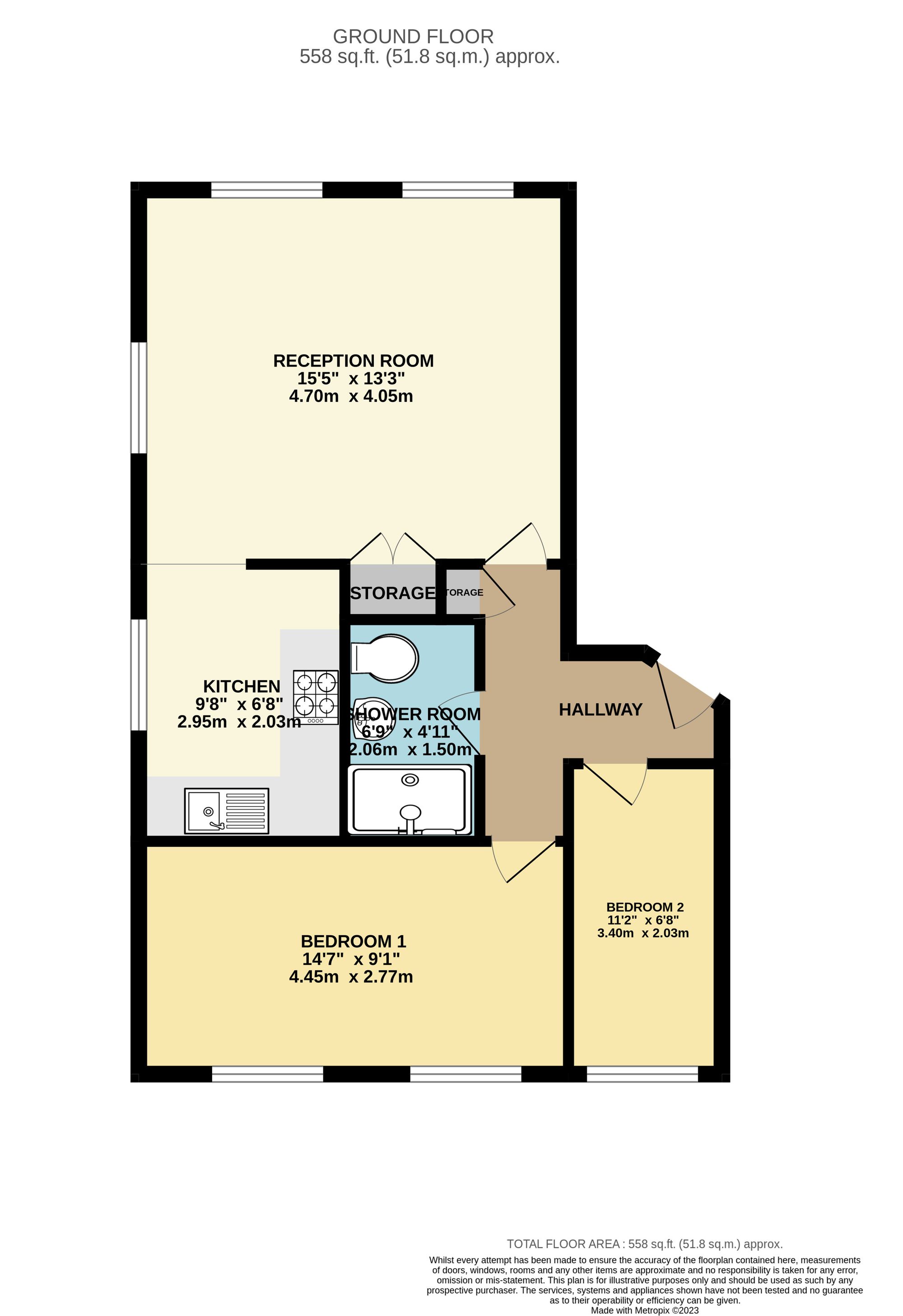 Flat 6, Windsor Court, Reading floorplan