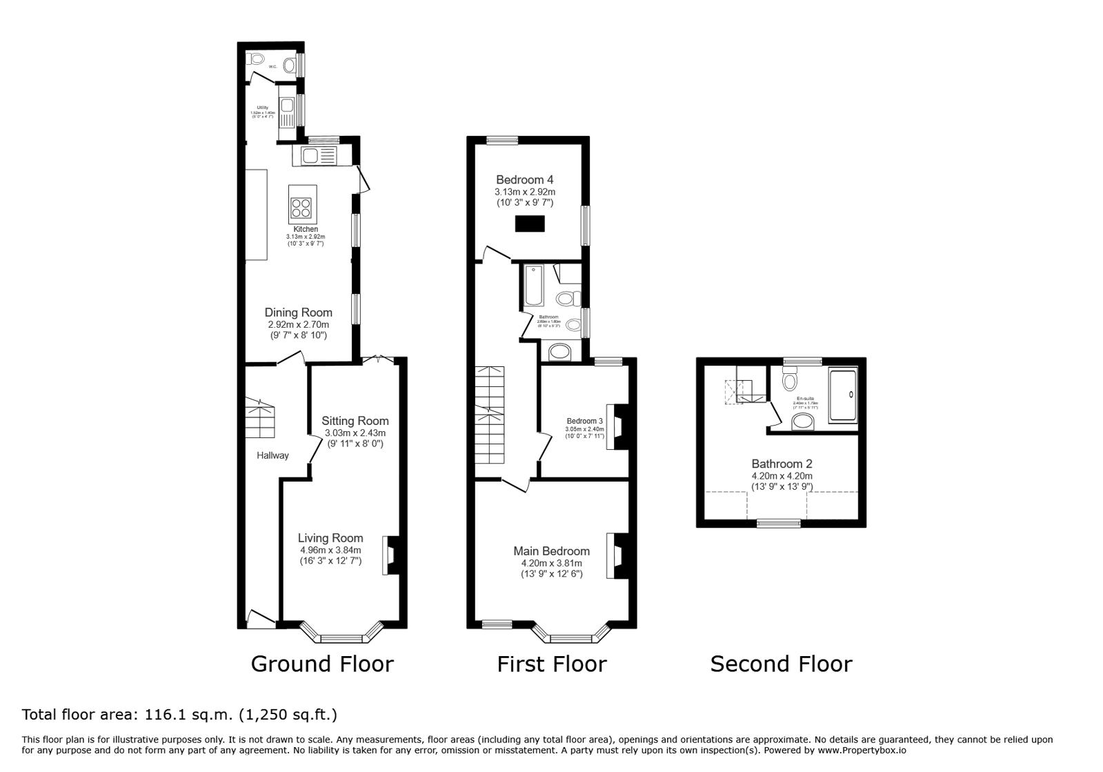 57, Talbot Street, Cardiff floorplan