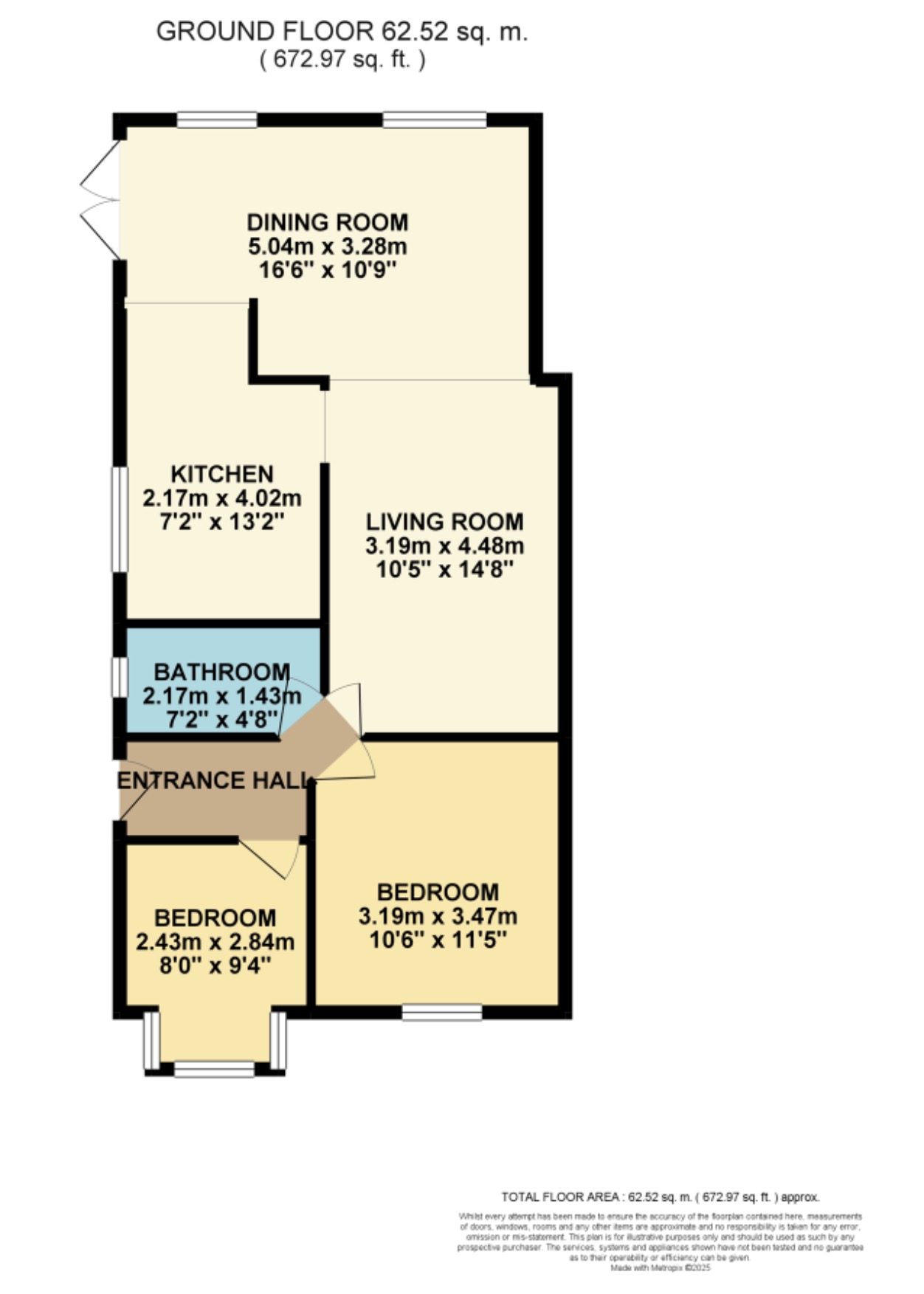 80, Wyvern Avenue, Nottingham floorplan