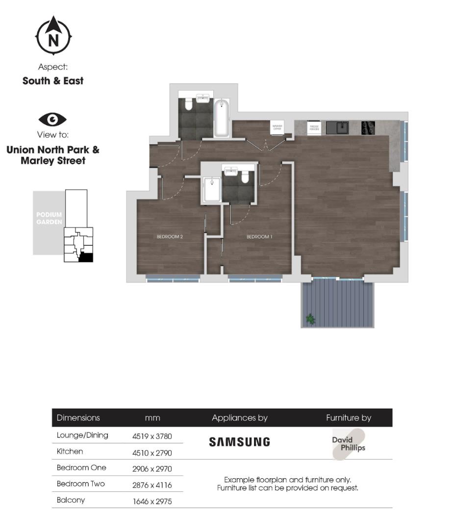 Solar, 3 Marley Street London, Wembley Park floorplan