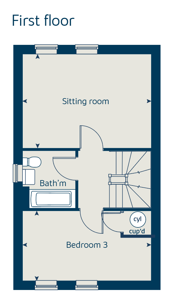 106, Hollingworth Road, Littleborough floorplan