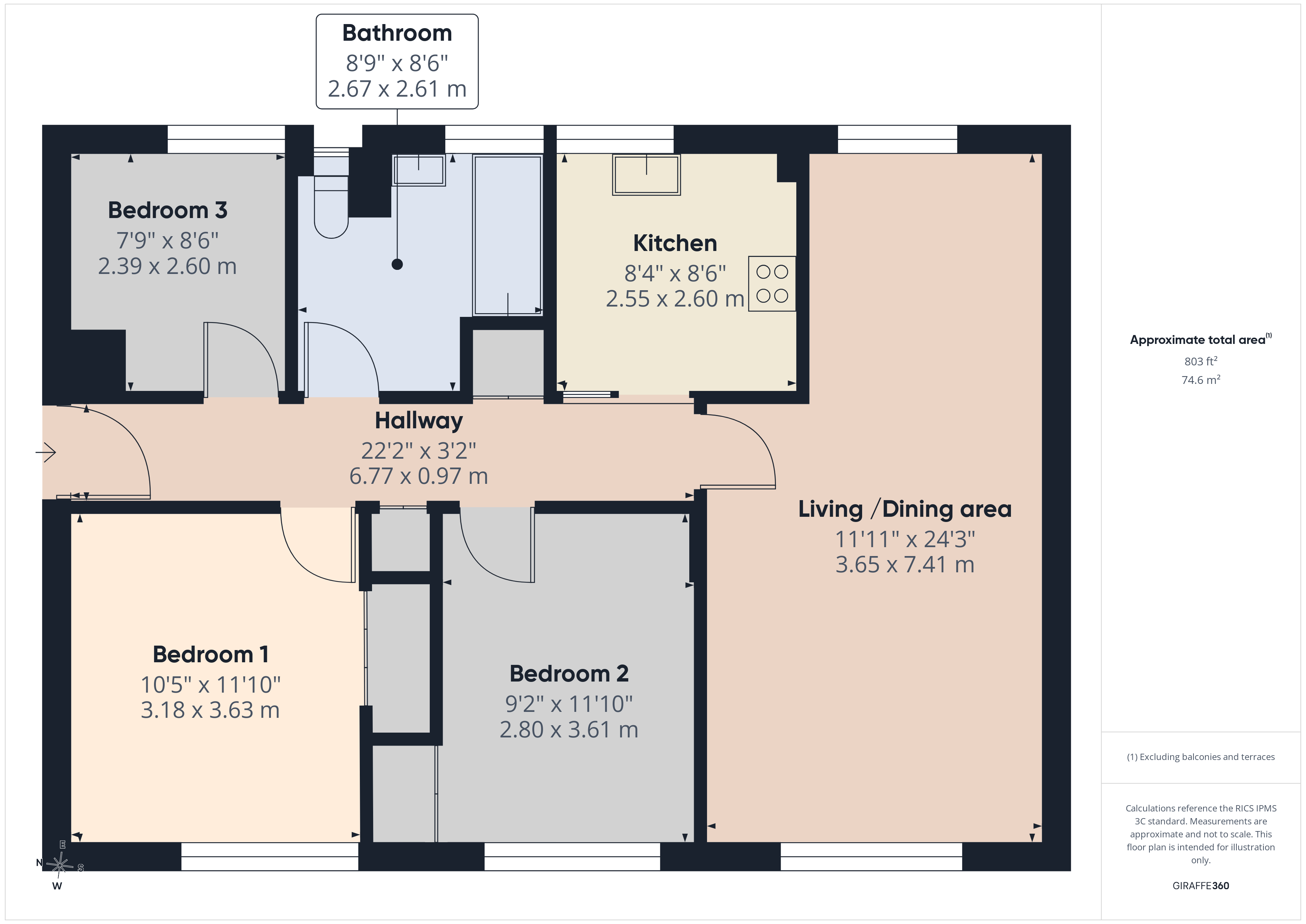 Crescent Road, Worthing floorplan